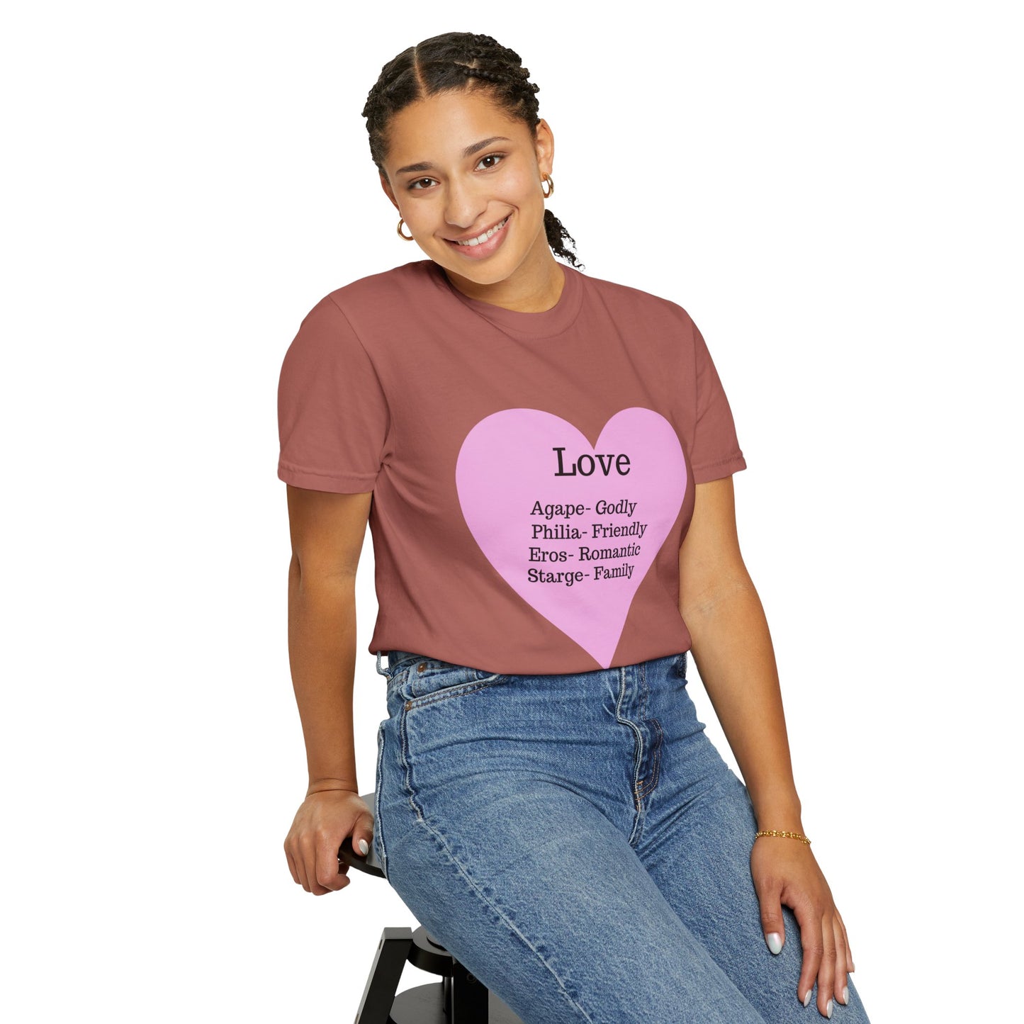 Love-Infused Unisex T-shirt: A Heartfelt Graphic Tee for All Occasions