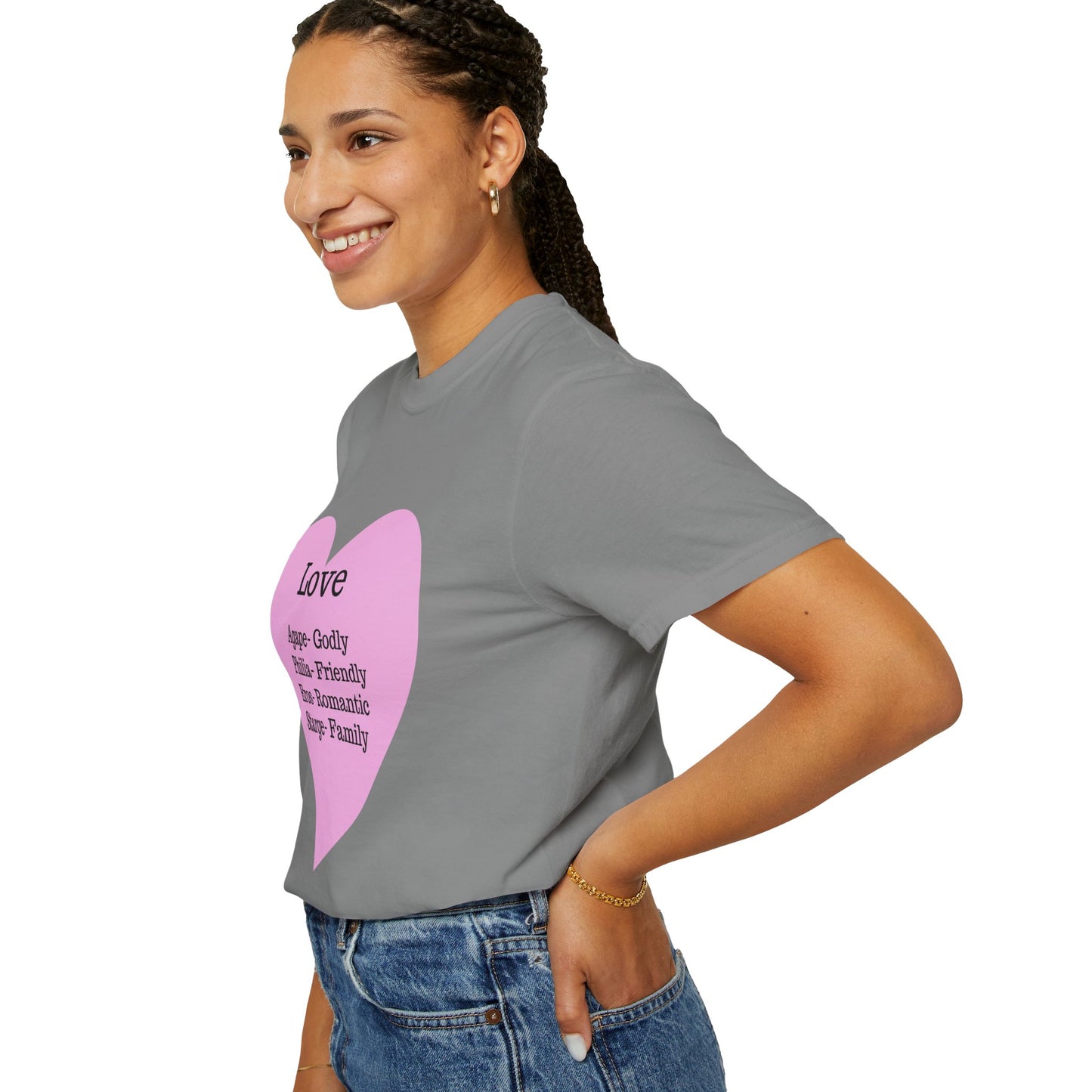 Love-Infused Unisex T-shirt: A Heartfelt Graphic Tee for All Occasions