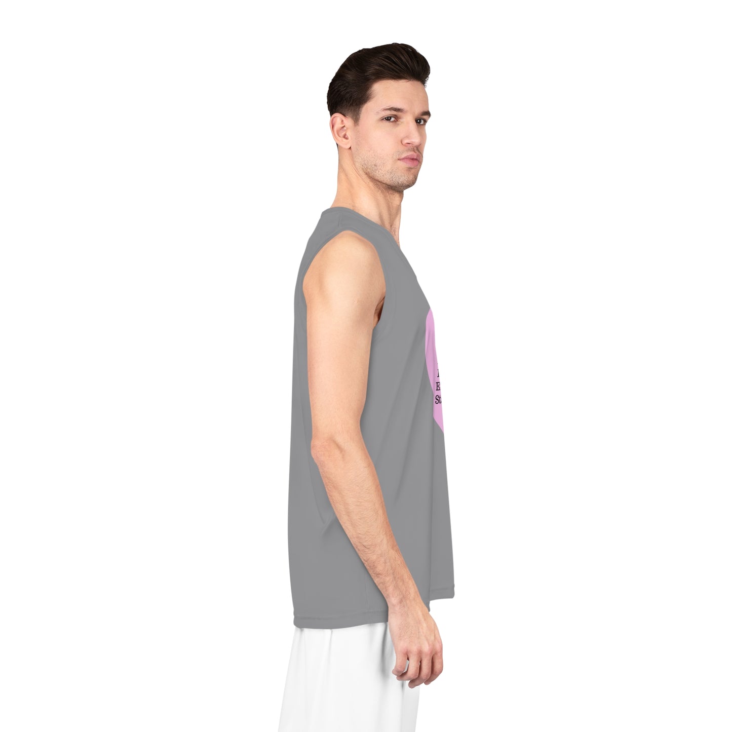 Love Heart Basketball Jersey (Grey)