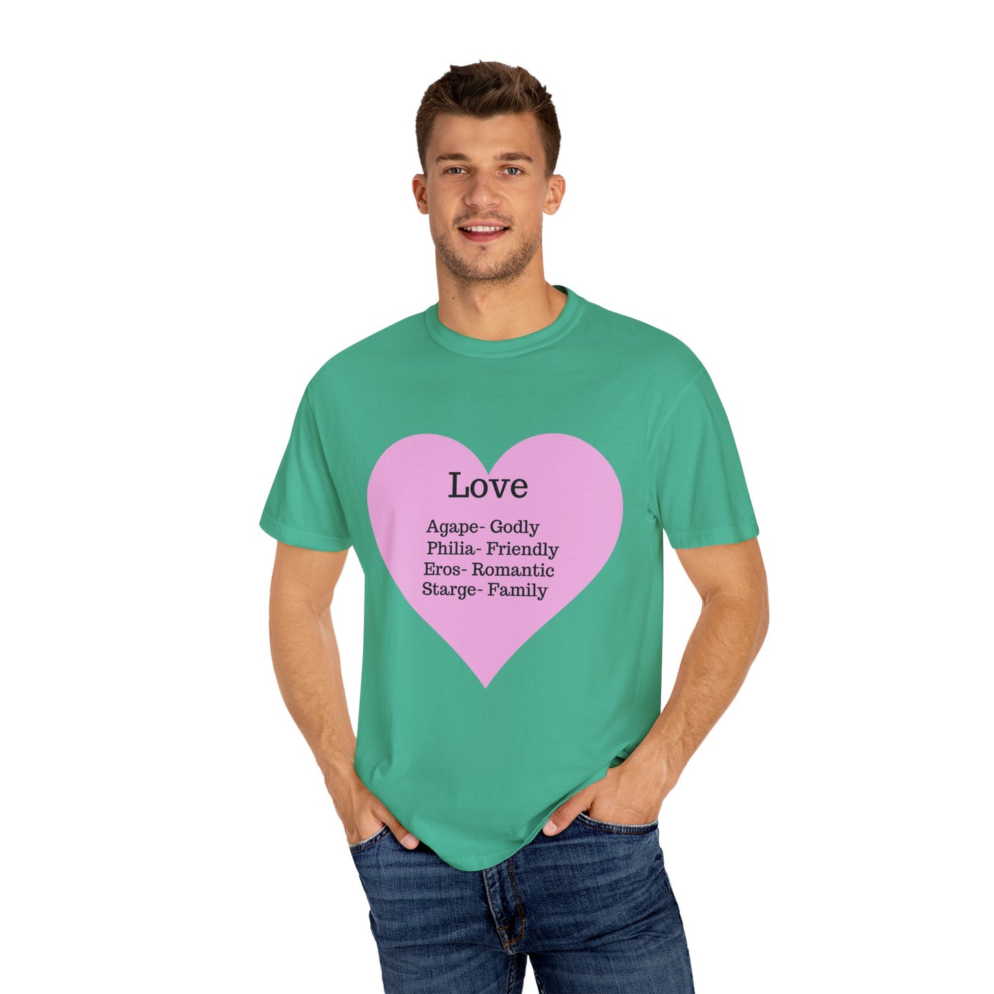 Love-Infused Unisex T-shirt: A Heartfelt Graphic Tee for All Occasions