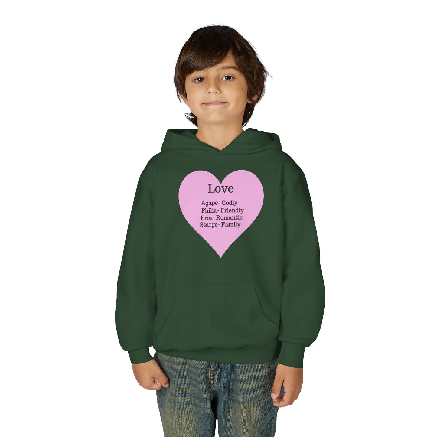 The Meaning of Love Kids Hoodie