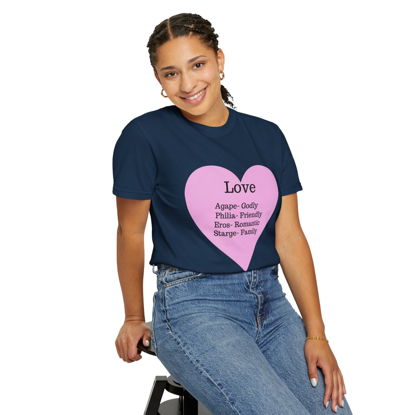 Love-Infused Unisex T-shirt: A Heartfelt Graphic Tee for All Occasions
