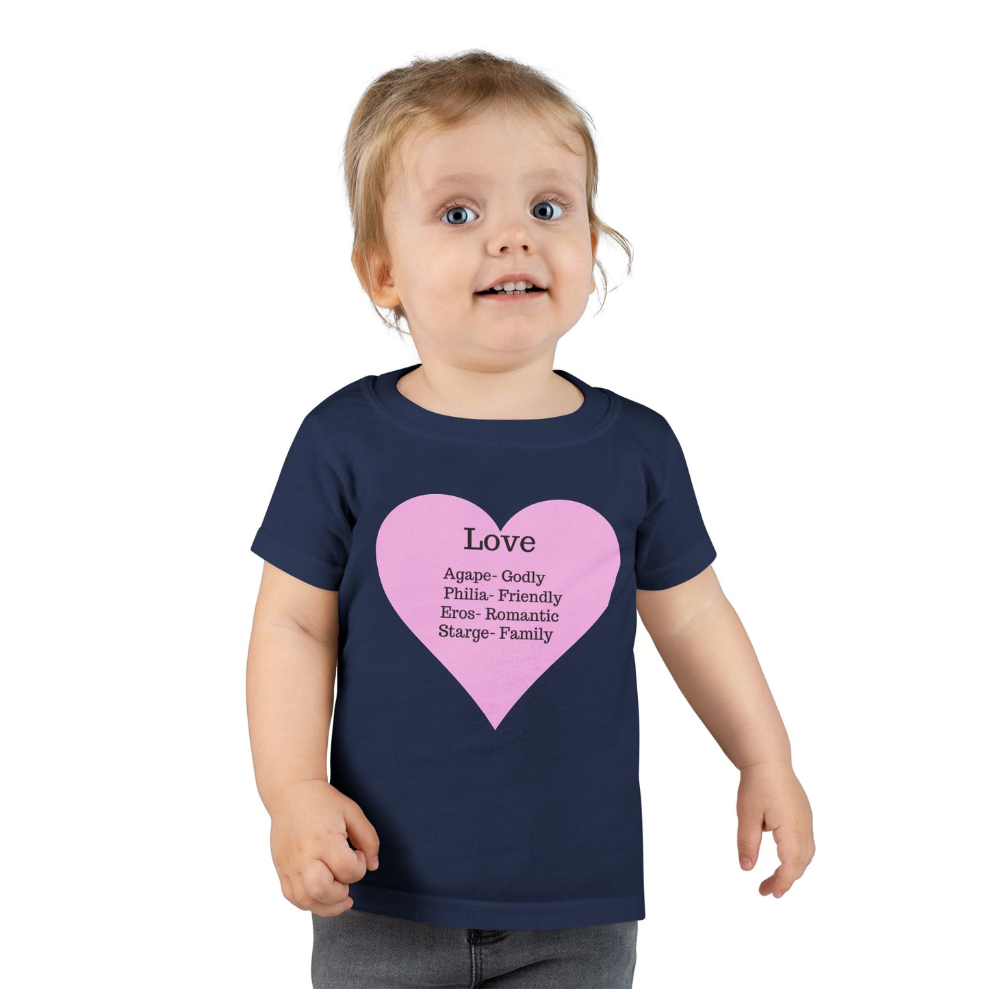 Types of Love Heart Toddler T-Shirt