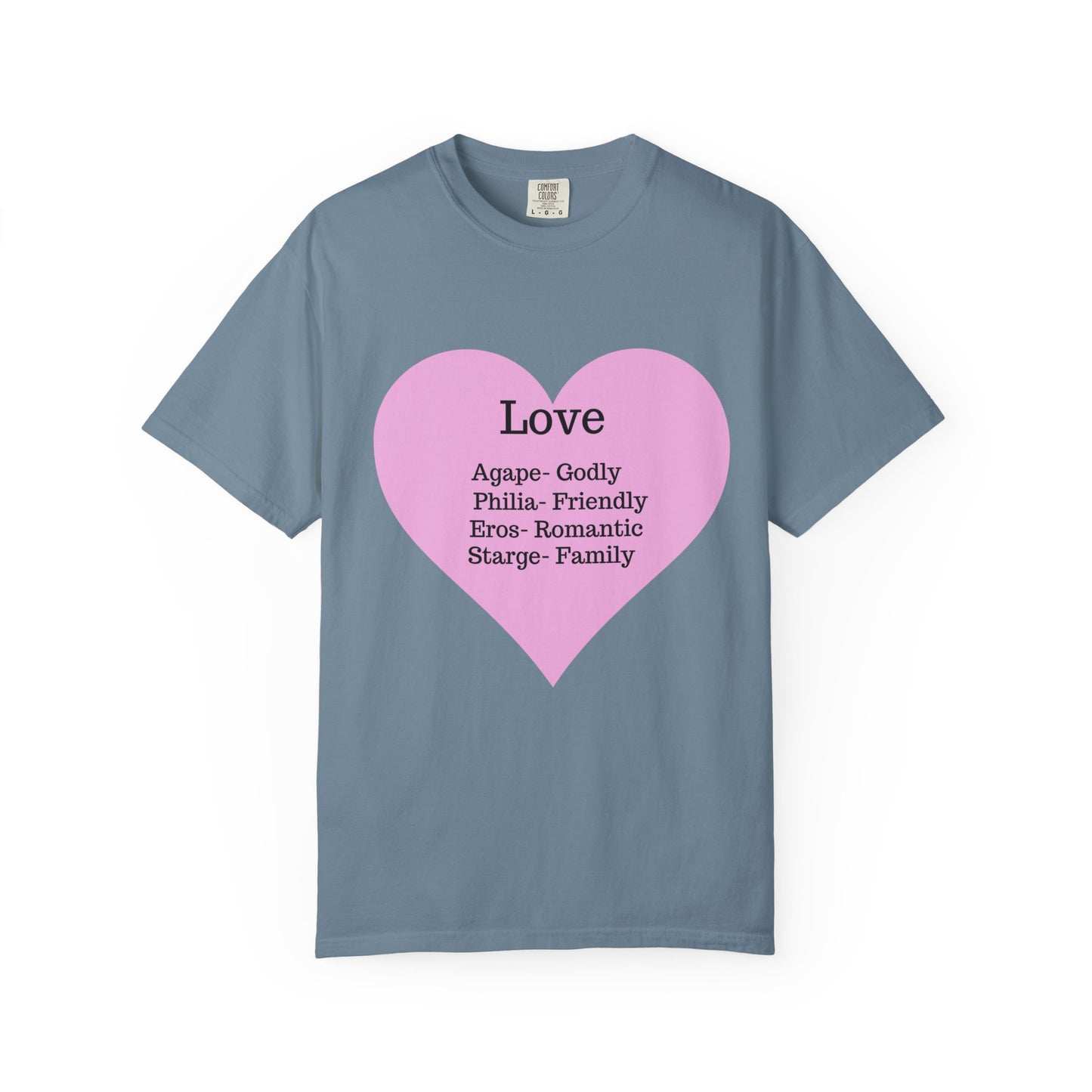 Love-Infused Unisex T-shirt: A Heartfelt Graphic Tee for All Occasions