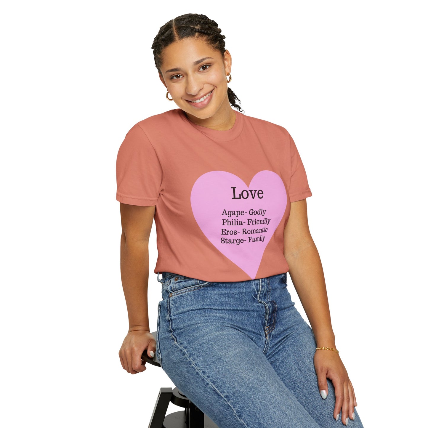 Love-Infused Unisex T-shirt: A Heartfelt Graphic Tee for All Occasions