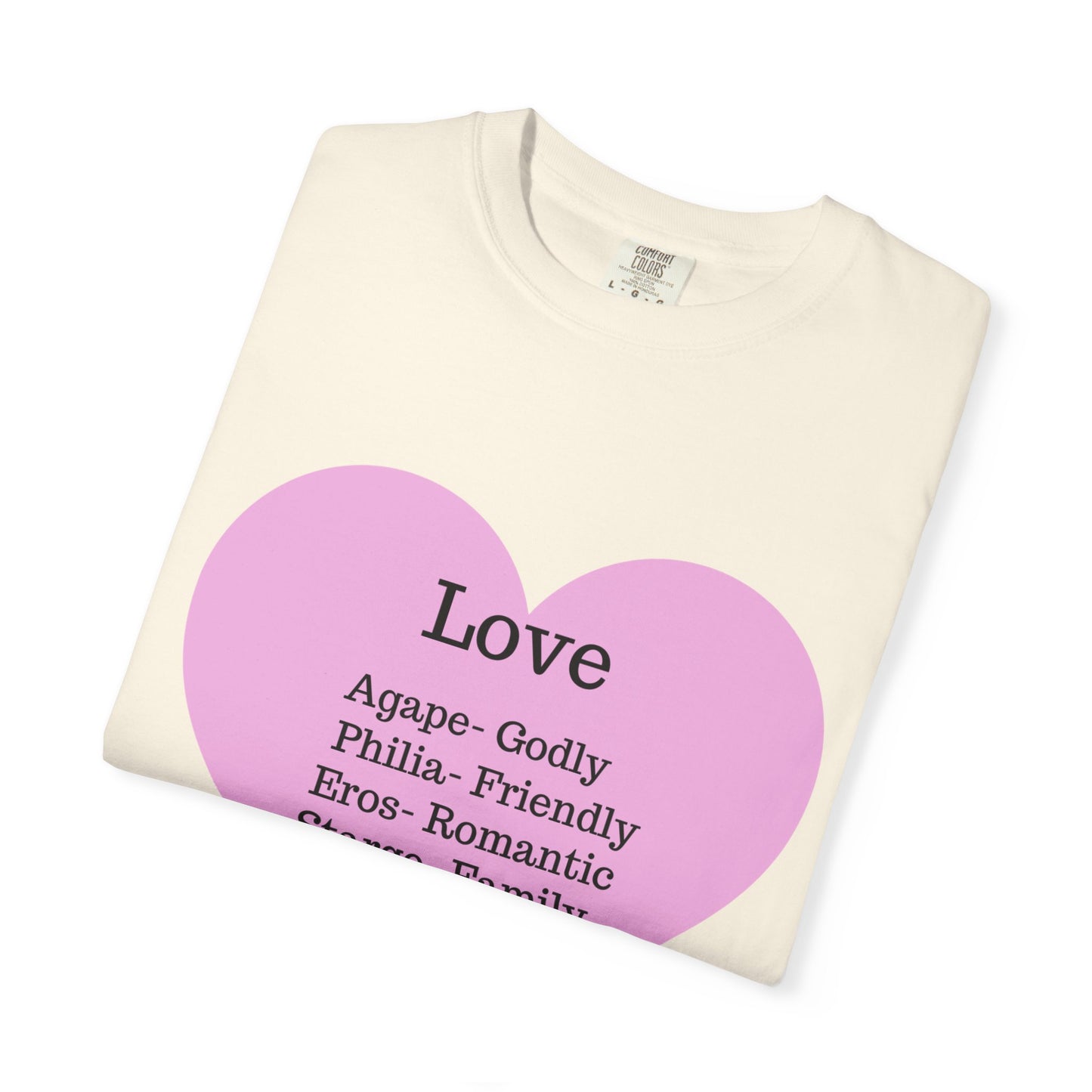 Love-Infused Unisex T-shirt: A Heartfelt Graphic Tee for All Occasions