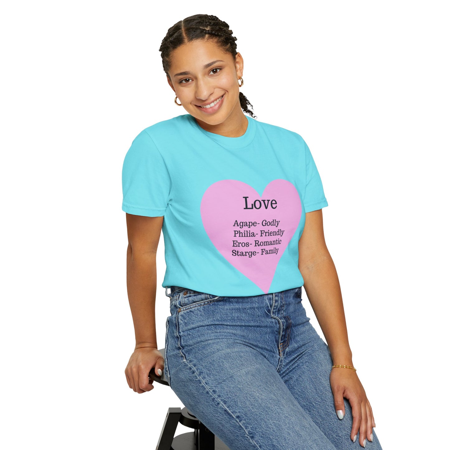 Love-Infused Unisex T-shirt: A Heartfelt Graphic Tee for All Occasions