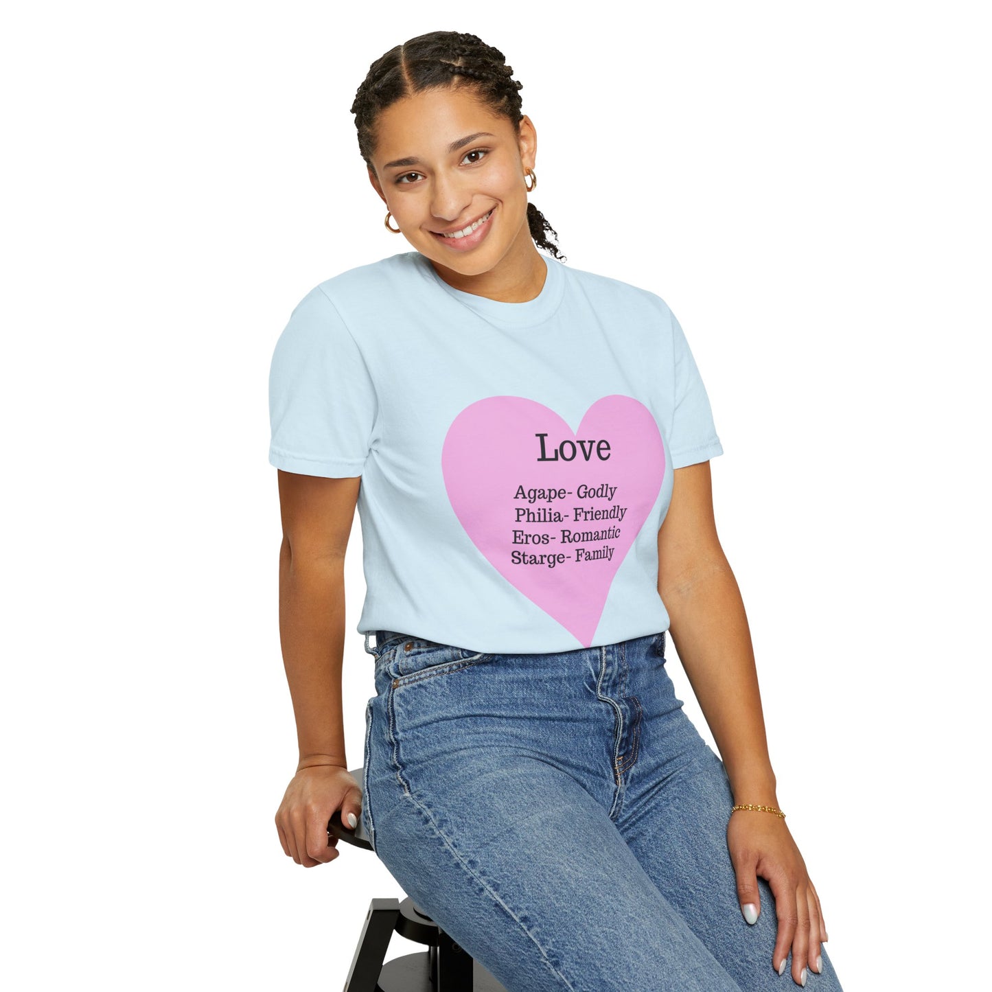 Love-Infused Unisex T-shirt: A Heartfelt Graphic Tee for All Occasions