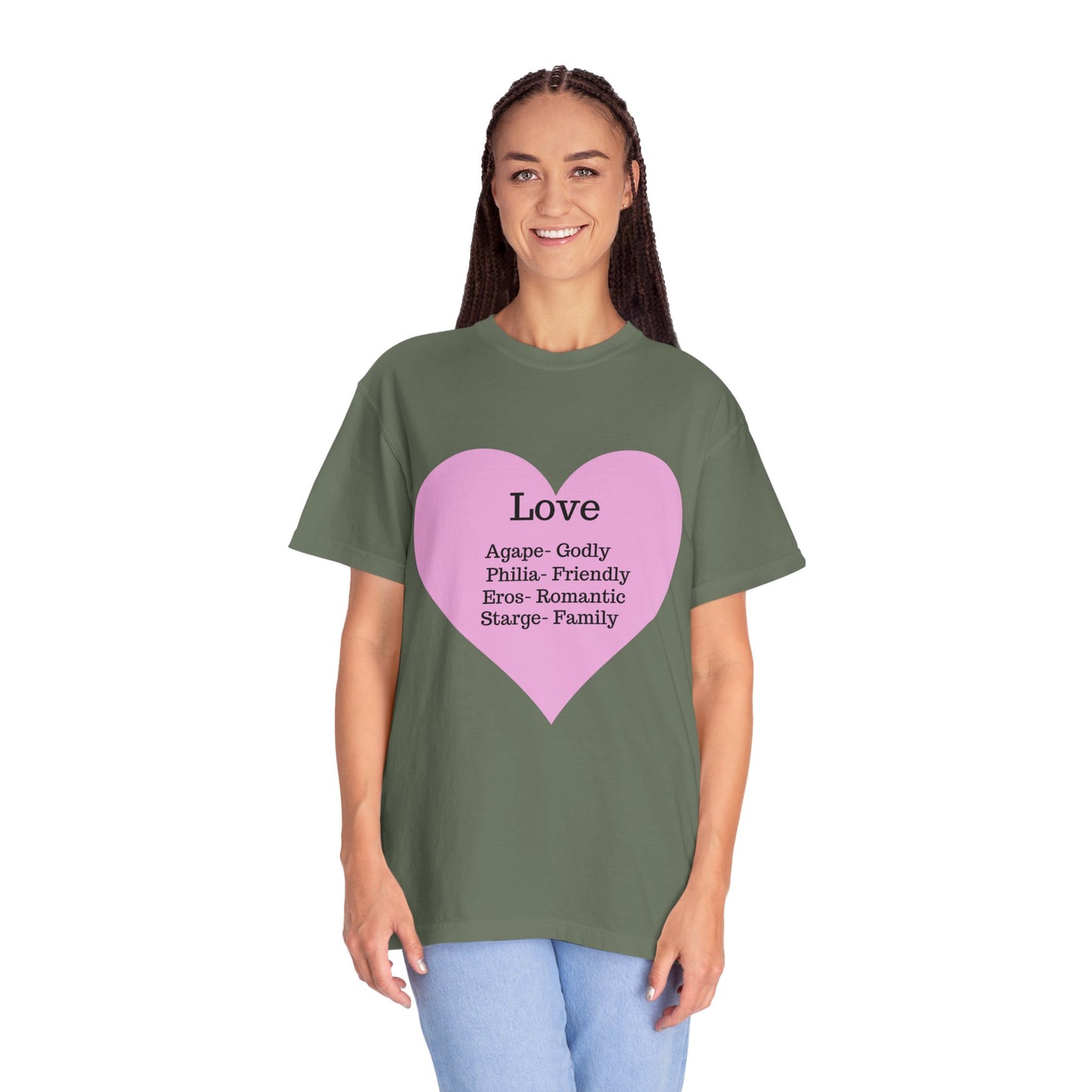 Love-Infused Unisex T-shirt: A Heartfelt Graphic Tee for All Occasions