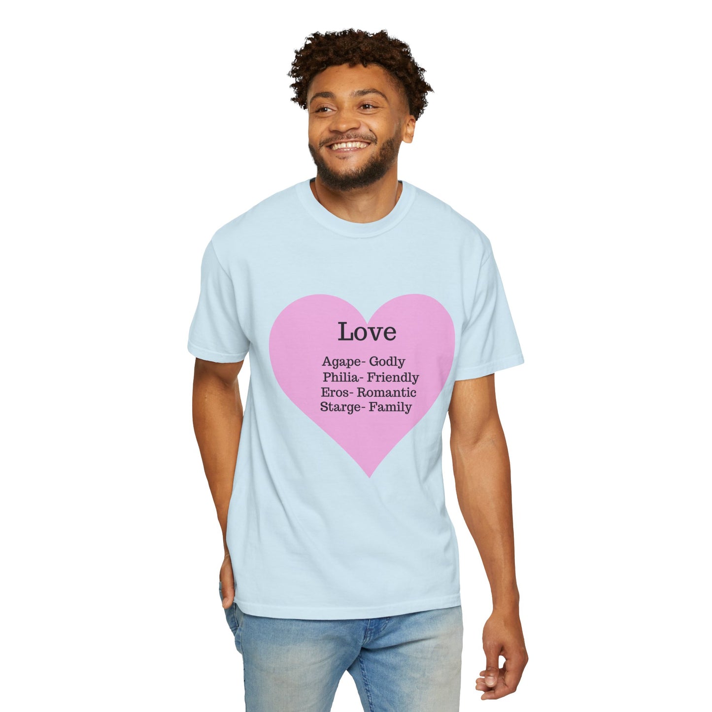 Love-Infused Unisex T-shirt: A Heartfelt Graphic Tee for All Occasions