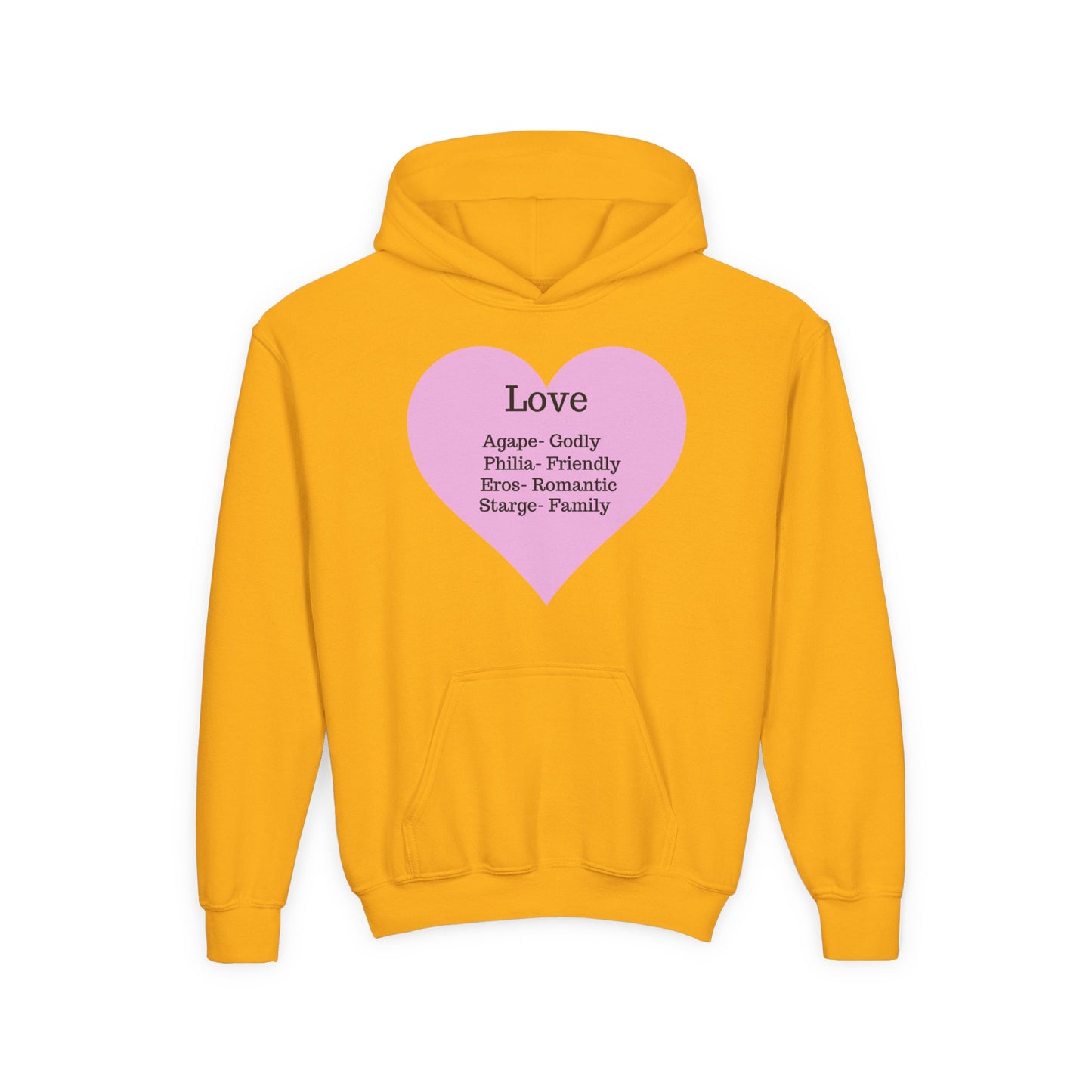 The Meaning of Love Kids Hoodie