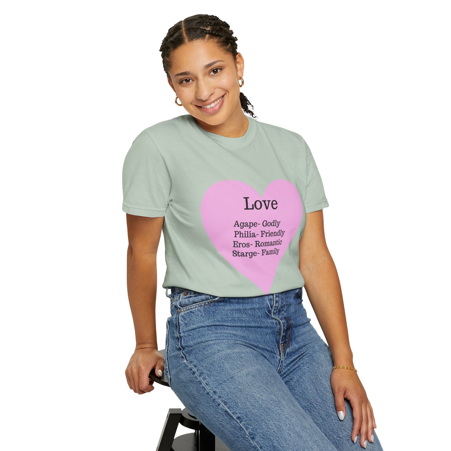 Love-Infused Unisex T-shirt: A Heartfelt Graphic Tee for All Occasions