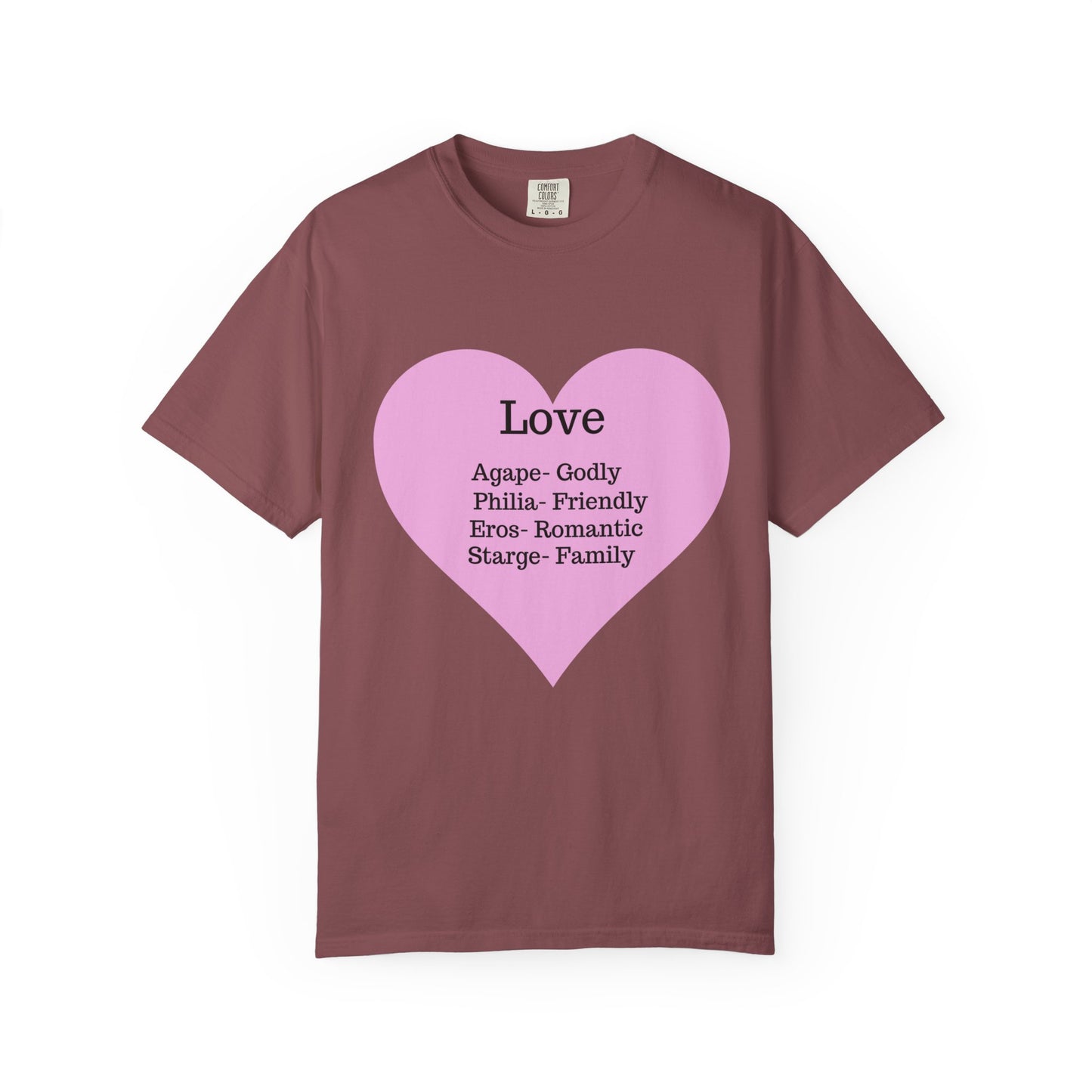 Love-Infused Unisex T-shirt: A Heartfelt Graphic Tee for All Occasions