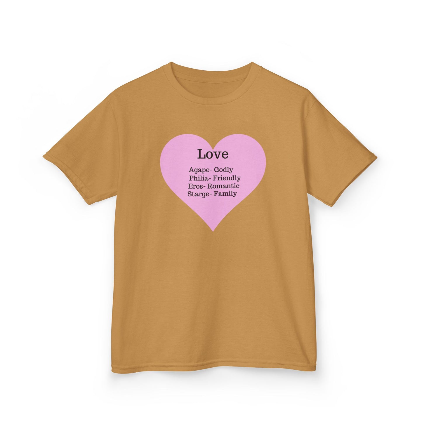 The Meaning of Love Kids T-Shirt | Heart Graphic Tee