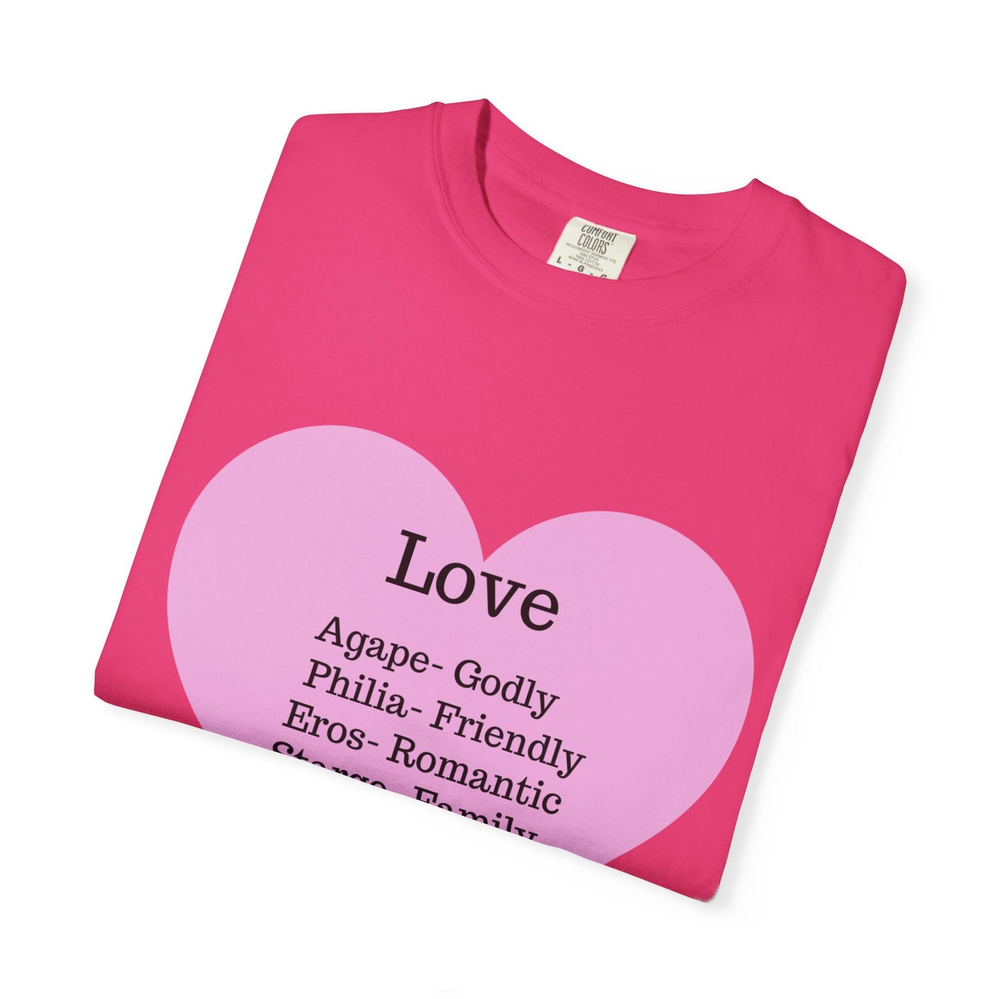 Love-Infused Unisex T-shirt: A Heartfelt Graphic Tee for All Occasions