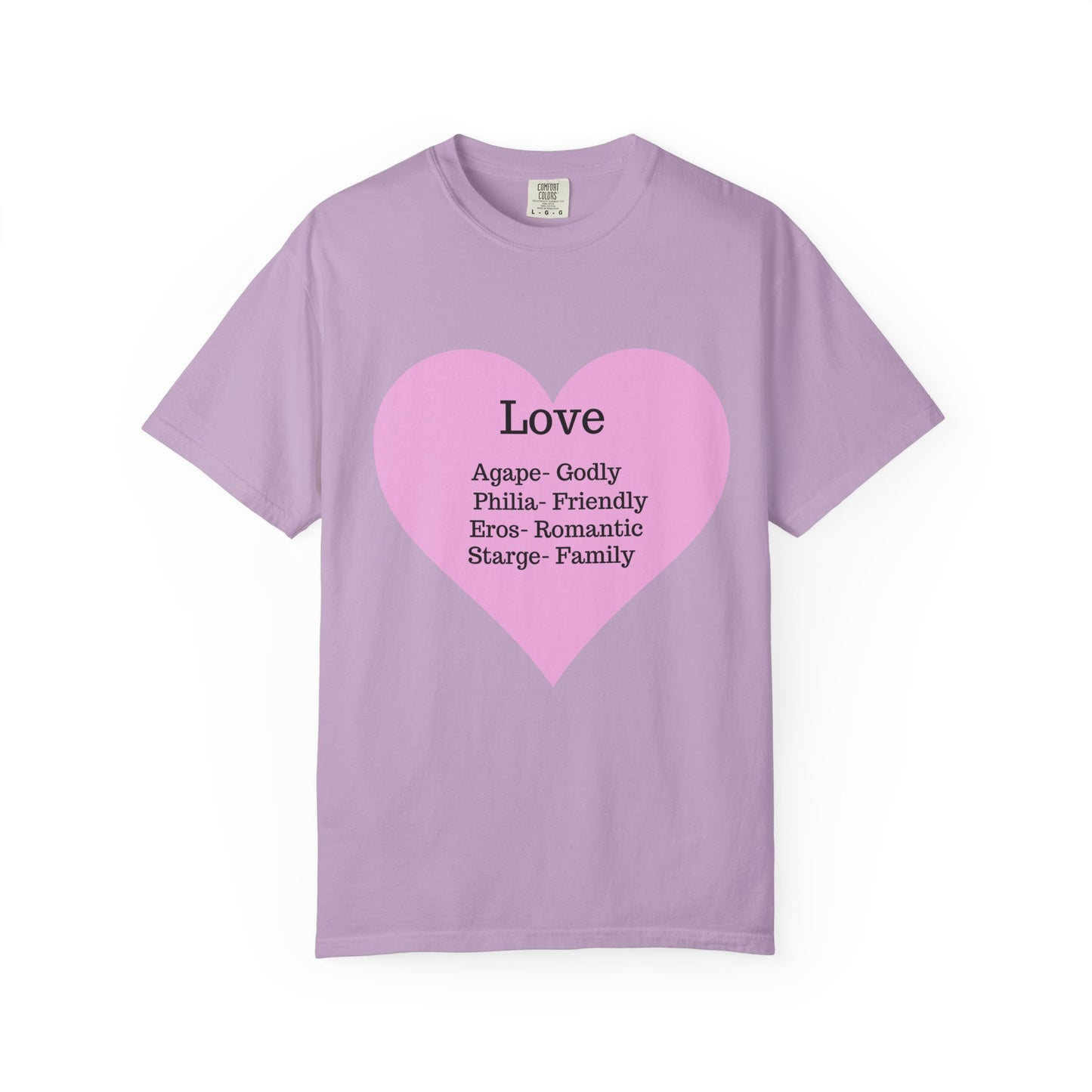 Love-Infused Unisex T-shirt: A Heartfelt Graphic Tee for All Occasions