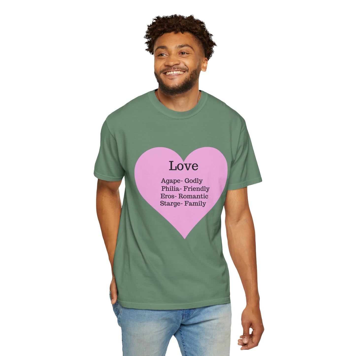 Love-Infused Unisex T-shirt: A Heartfelt Graphic Tee for All Occasions