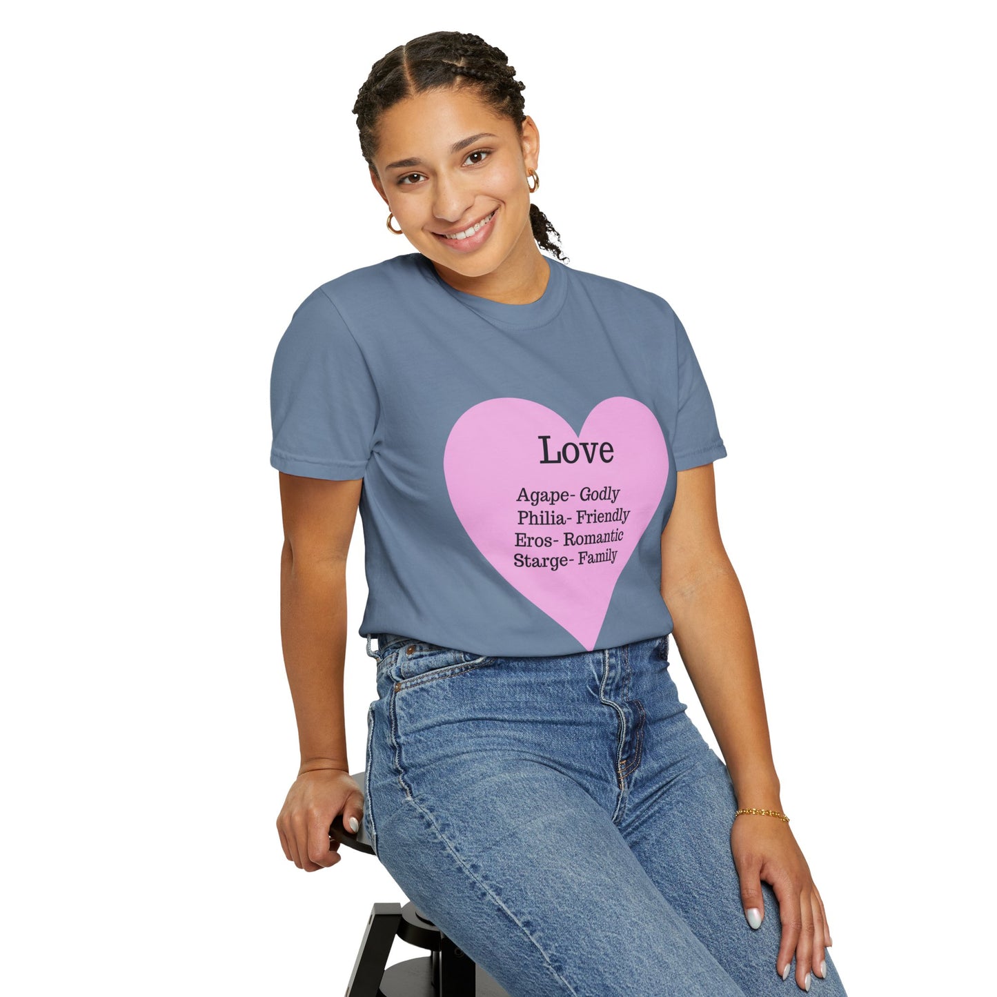 Love-Infused Unisex T-shirt: A Heartfelt Graphic Tee for All Occasions