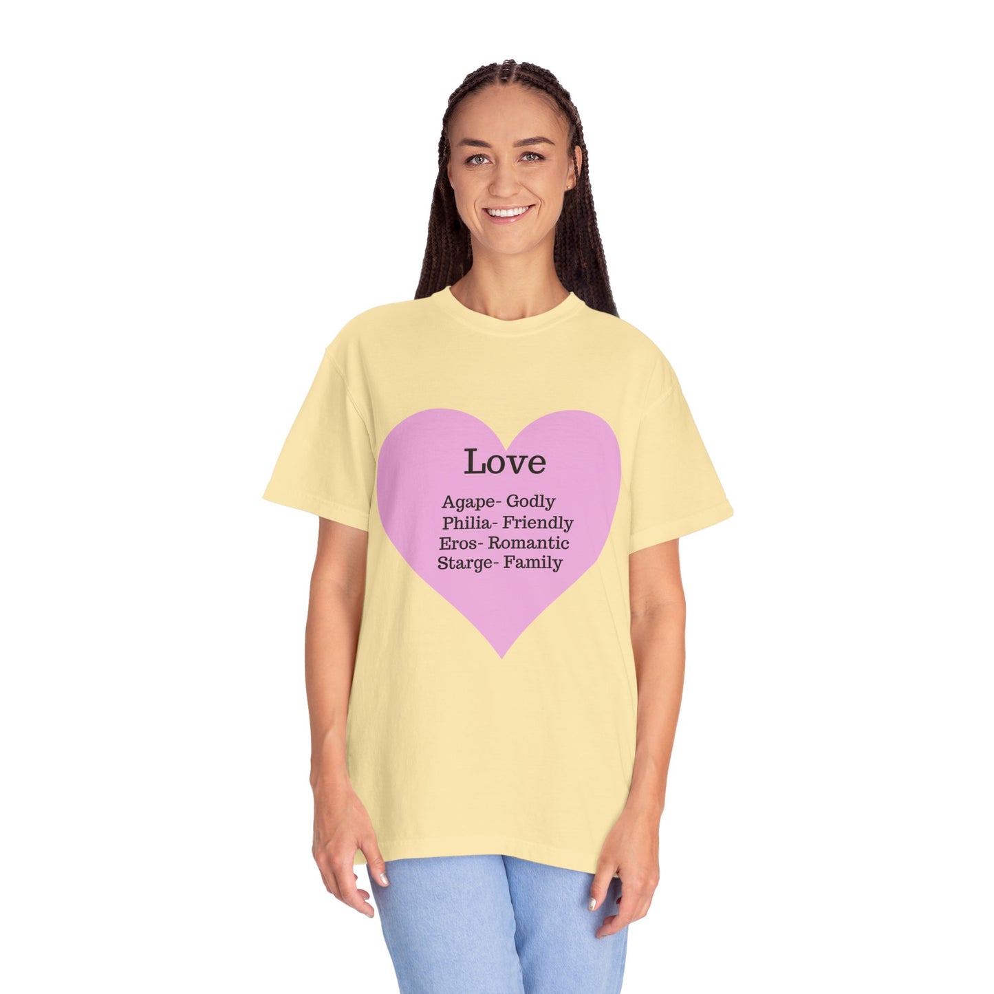 Love-Infused Unisex T-shirt: A Heartfelt Graphic Tee for All Occasions