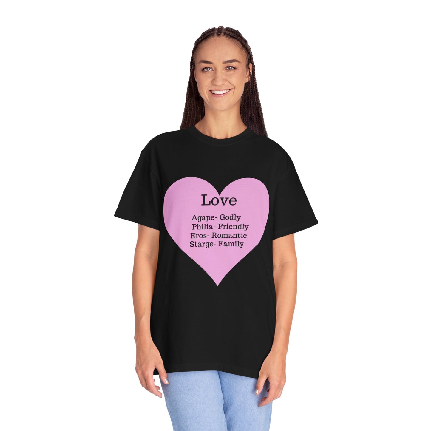 Love-Infused Unisex T-shirt: A Heartfelt Graphic Tee for All Occasions