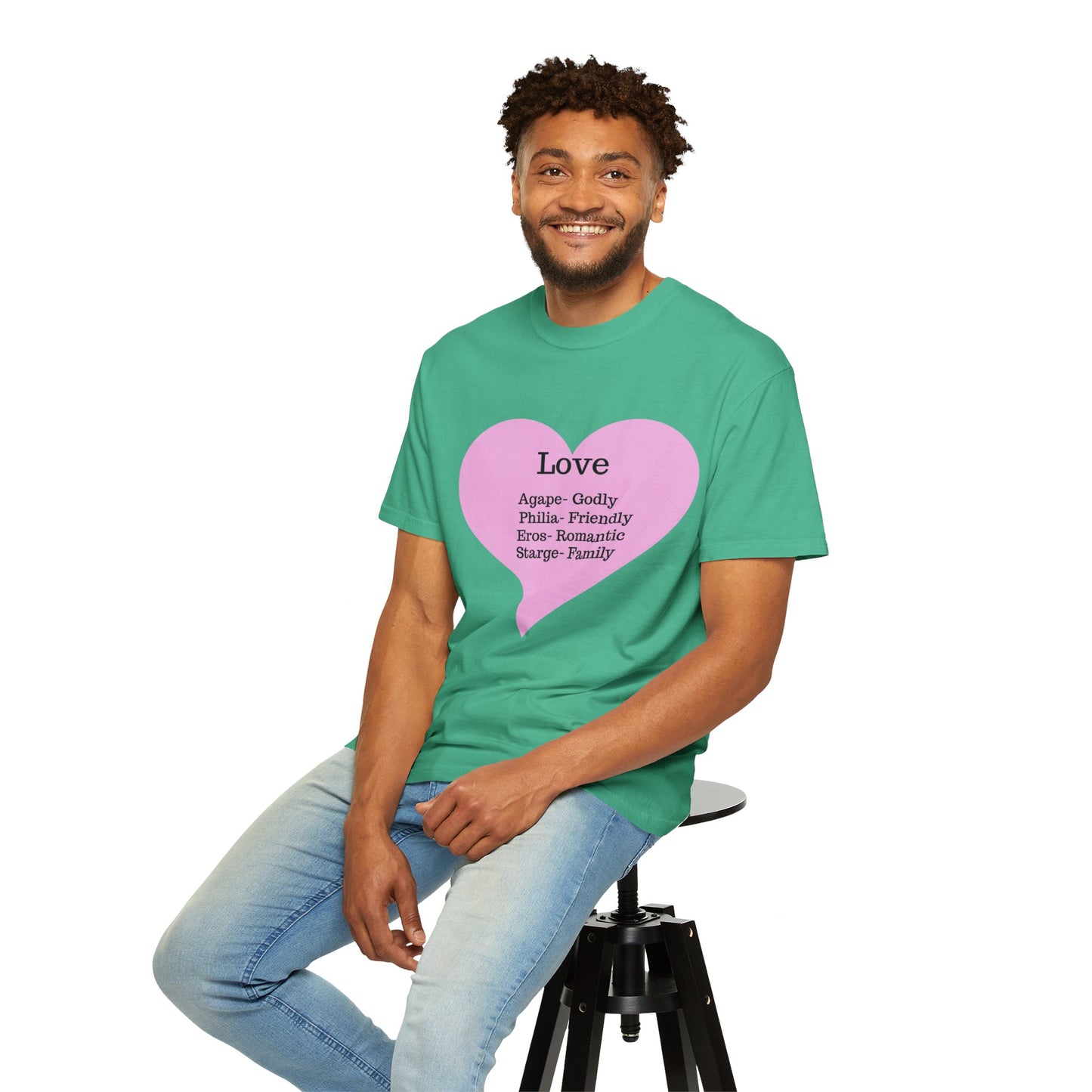 Love-Infused Unisex T-shirt: A Heartfelt Graphic Tee for All Occasions