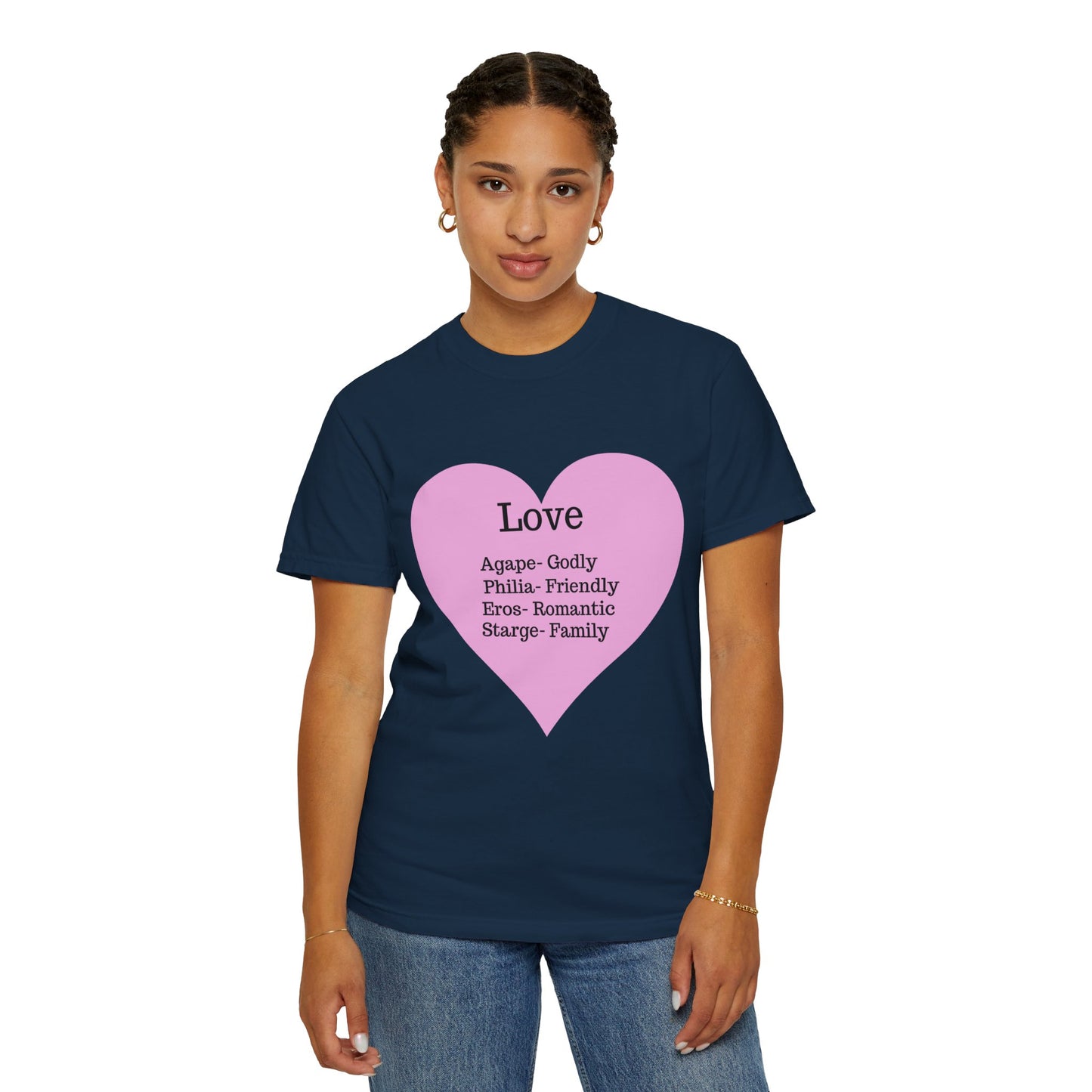 Love-Infused Unisex T-shirt: A Heartfelt Graphic Tee for All Occasions
