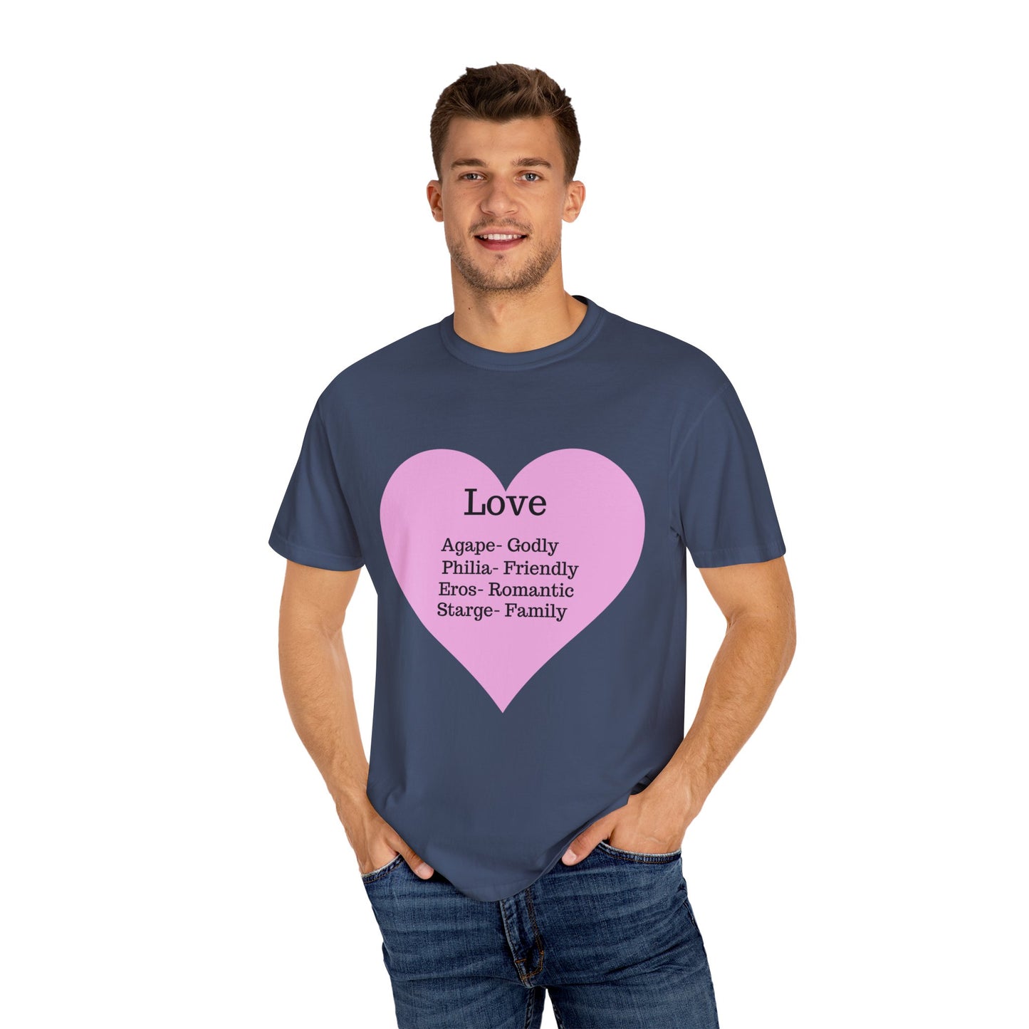 Love-Infused Unisex T-shirt: A Heartfelt Graphic Tee for All Occasions