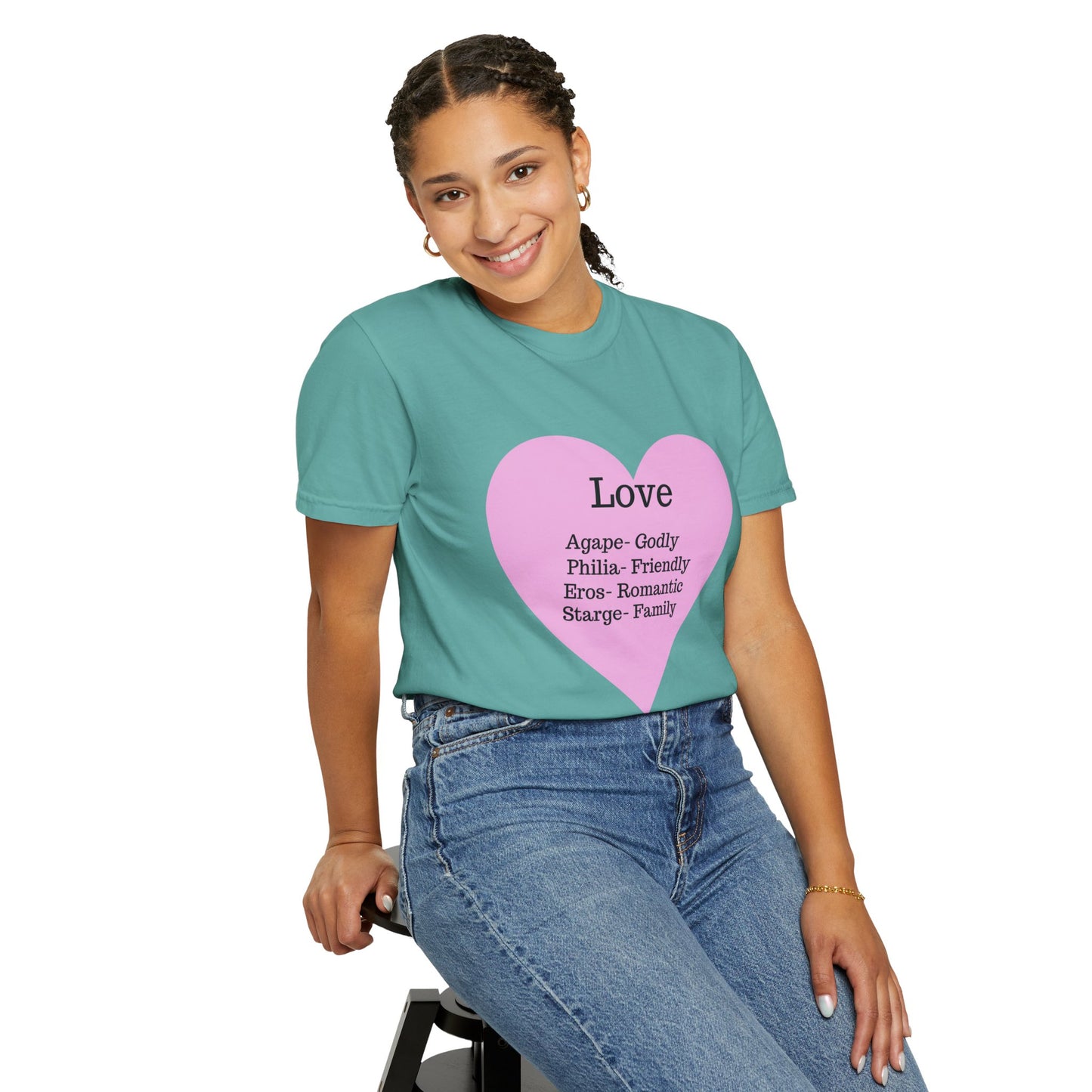 Love-Infused Unisex T-shirt: A Heartfelt Graphic Tee for All Occasions