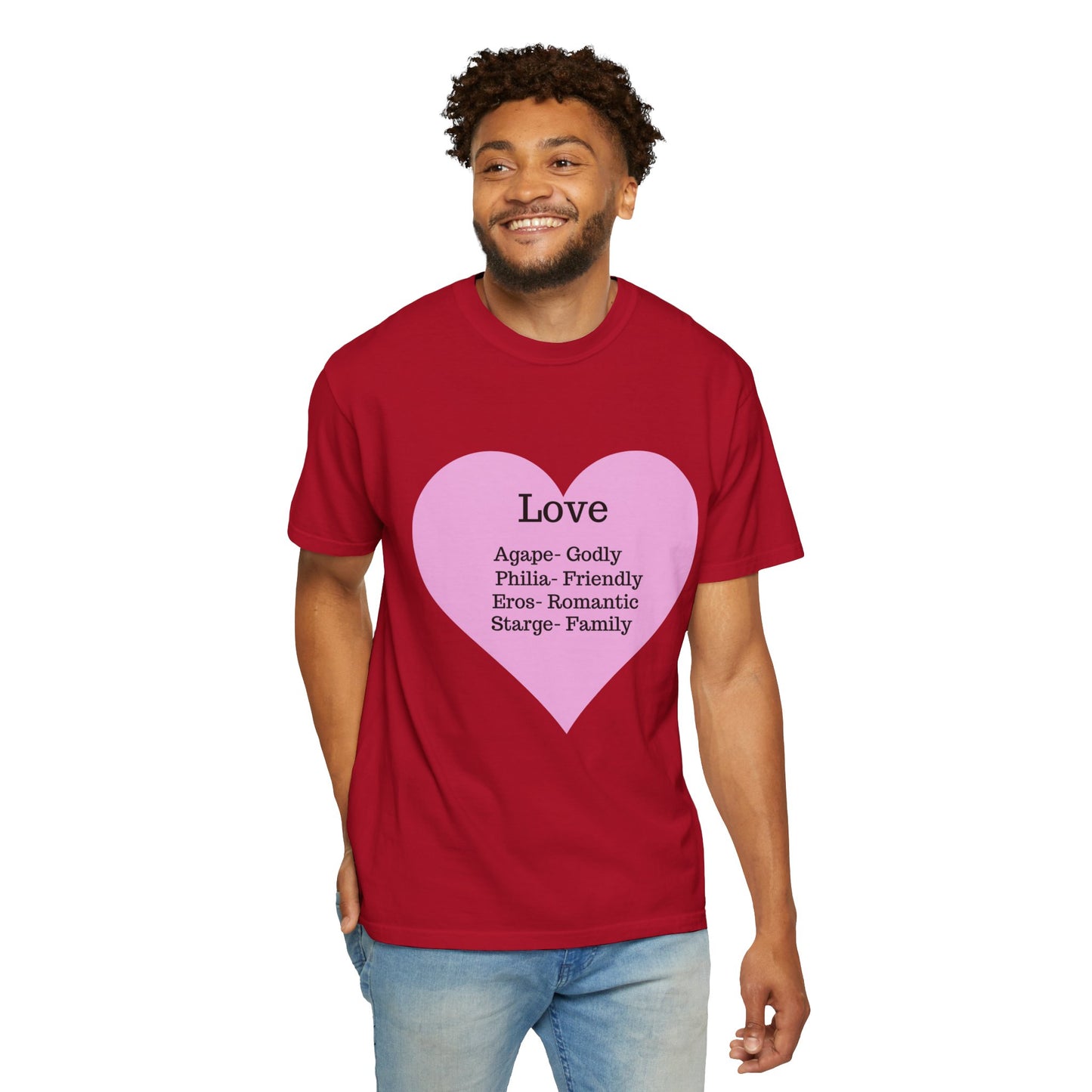 Love-Infused Unisex T-shirt: A Heartfelt Graphic Tee for All Occasions