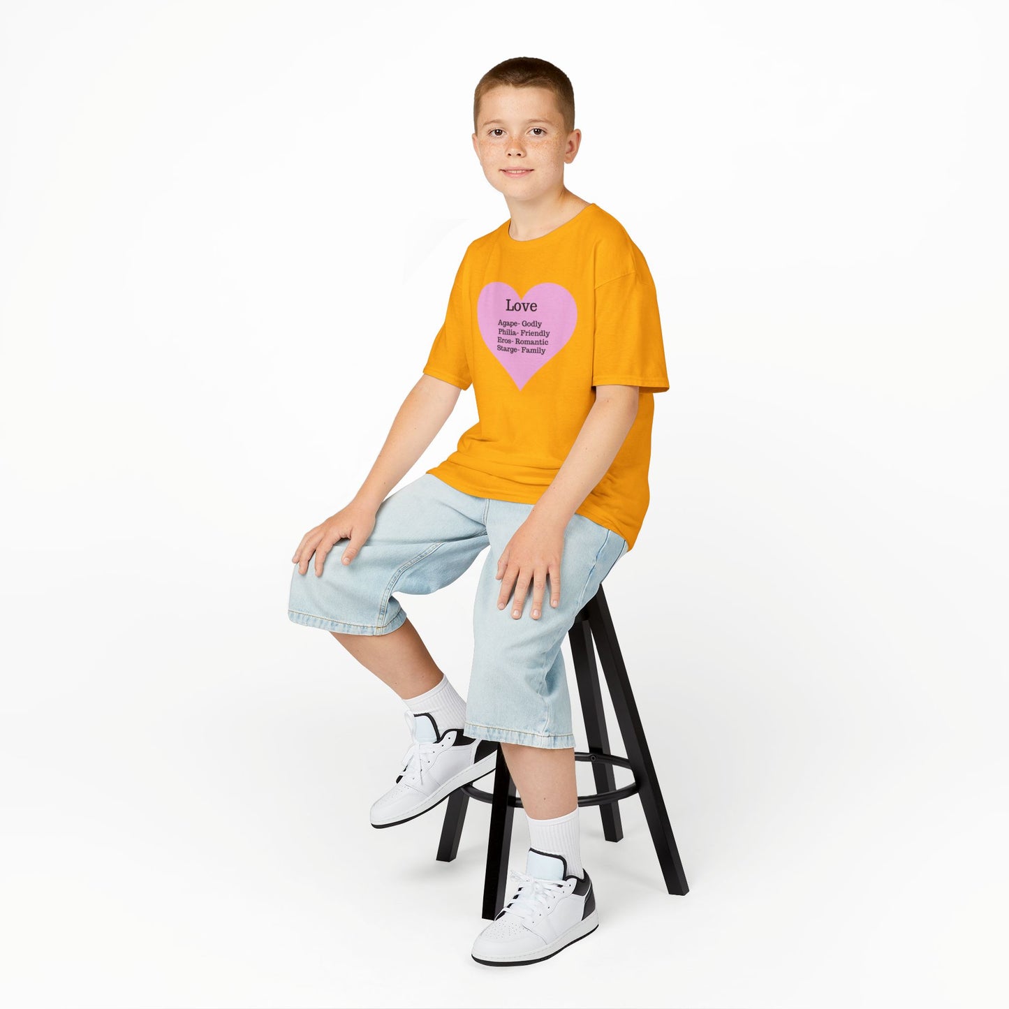 The Meaning of Love Kids T-Shirt | Heart Graphic Tee