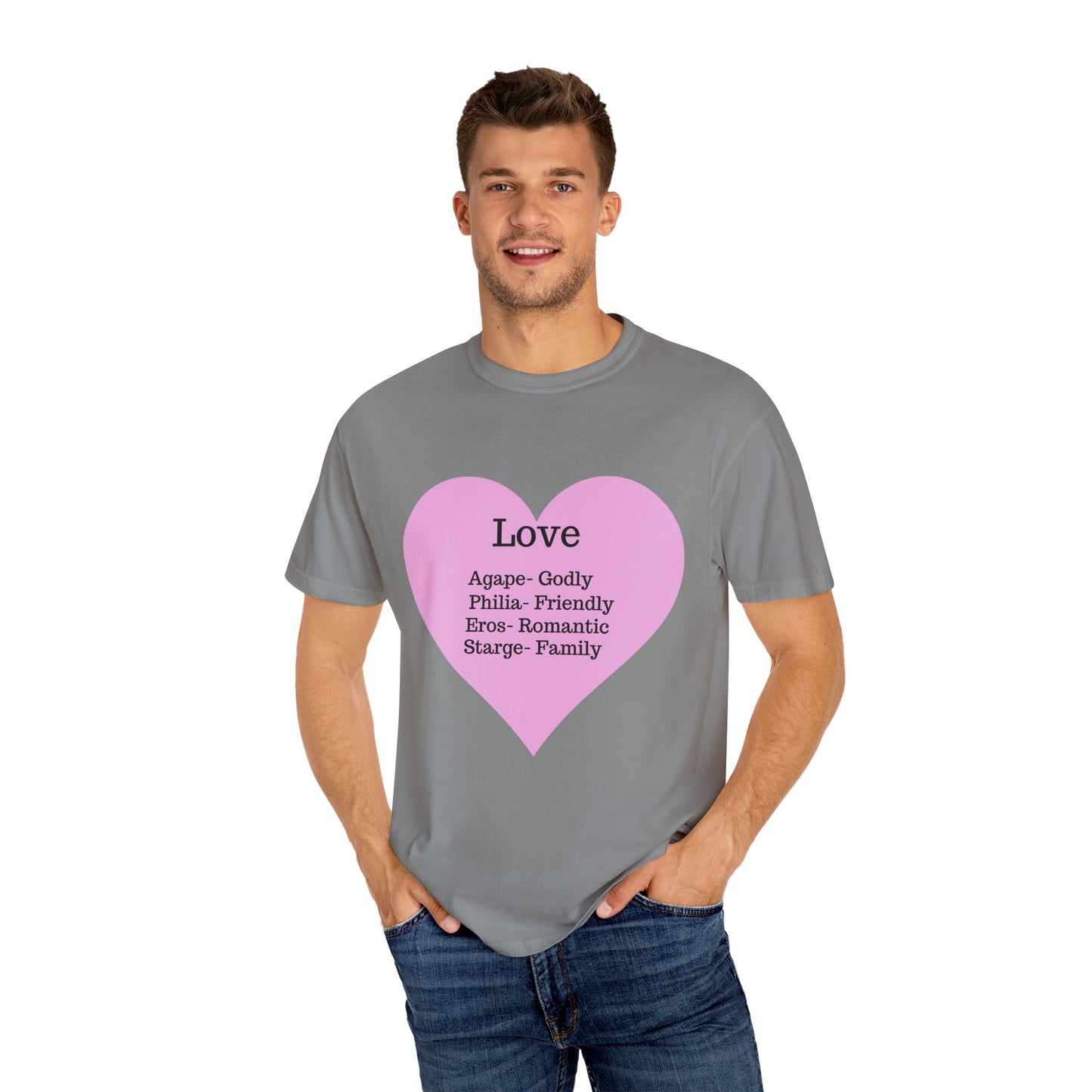 Love-Infused Unisex T-shirt: A Heartfelt Graphic Tee for All Occasions