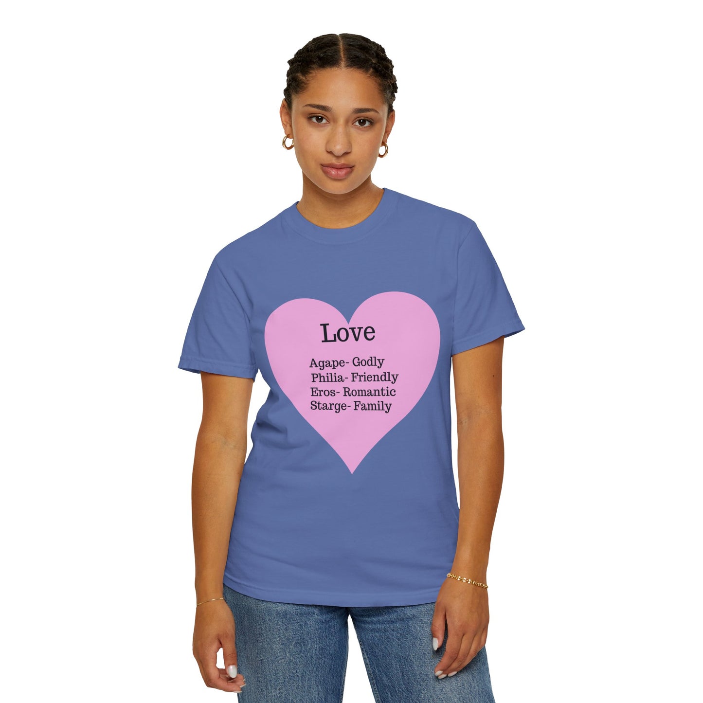 Love-Infused Unisex T-shirt: A Heartfelt Graphic Tee for All Occasions