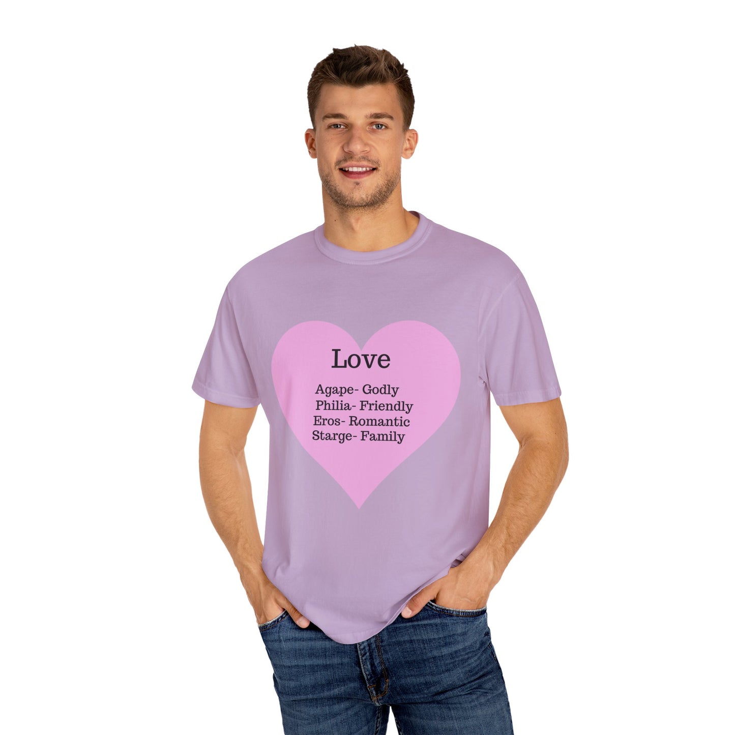 Love-Infused Unisex T-shirt: A Heartfelt Graphic Tee for All Occasions