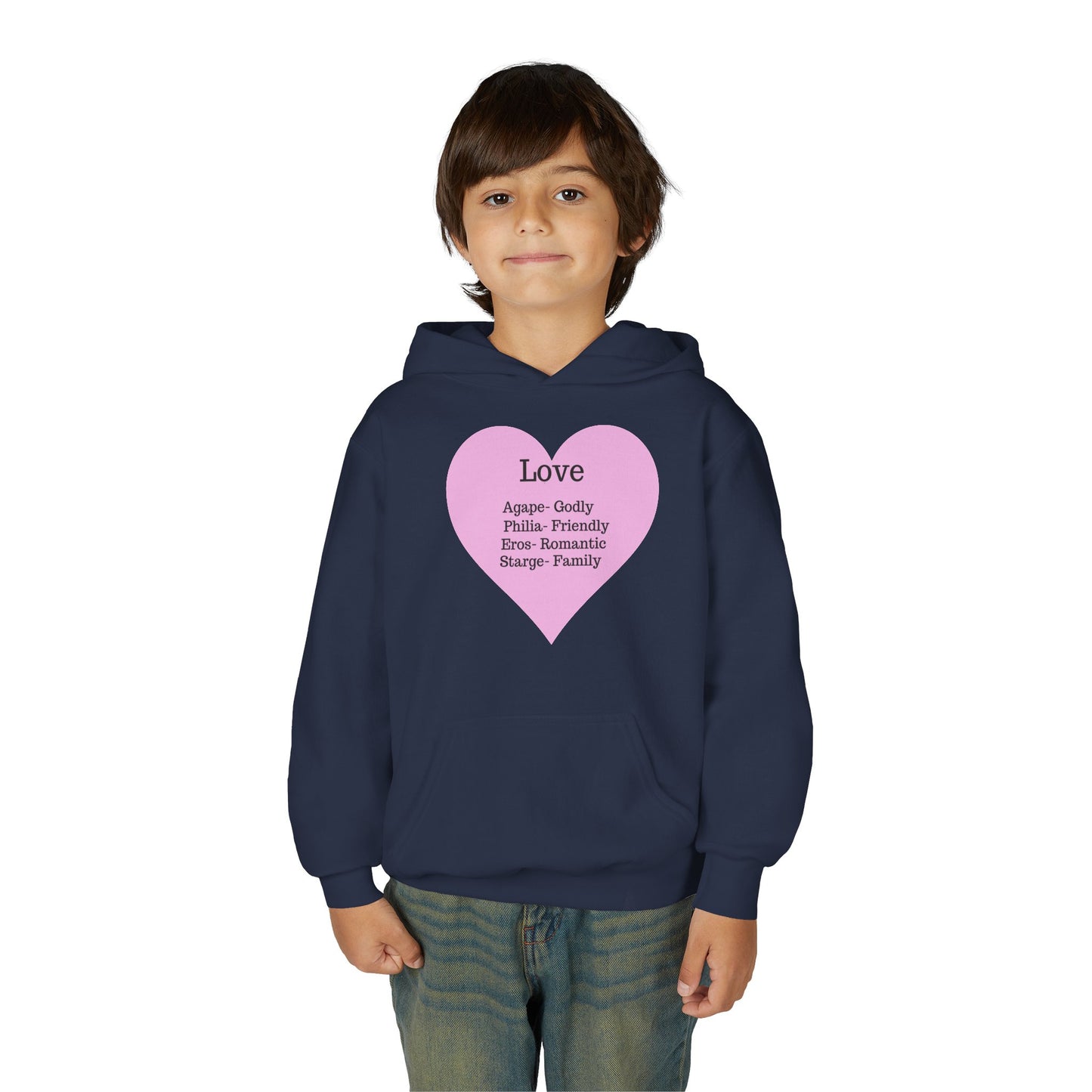The Meaning of Love Kids Hoodie