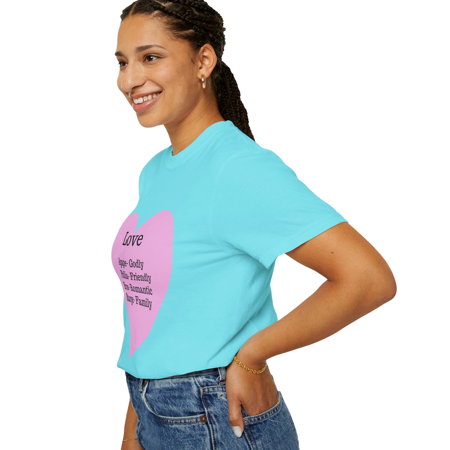 Love-Infused Unisex T-shirt: A Heartfelt Graphic Tee for All Occasions