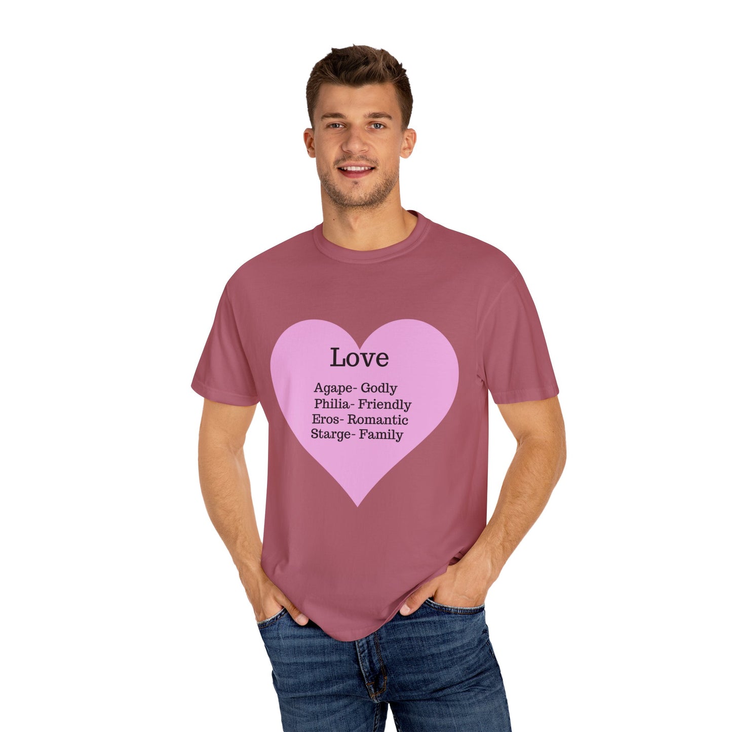 Love-Infused Unisex T-shirt: A Heartfelt Graphic Tee for All Occasions