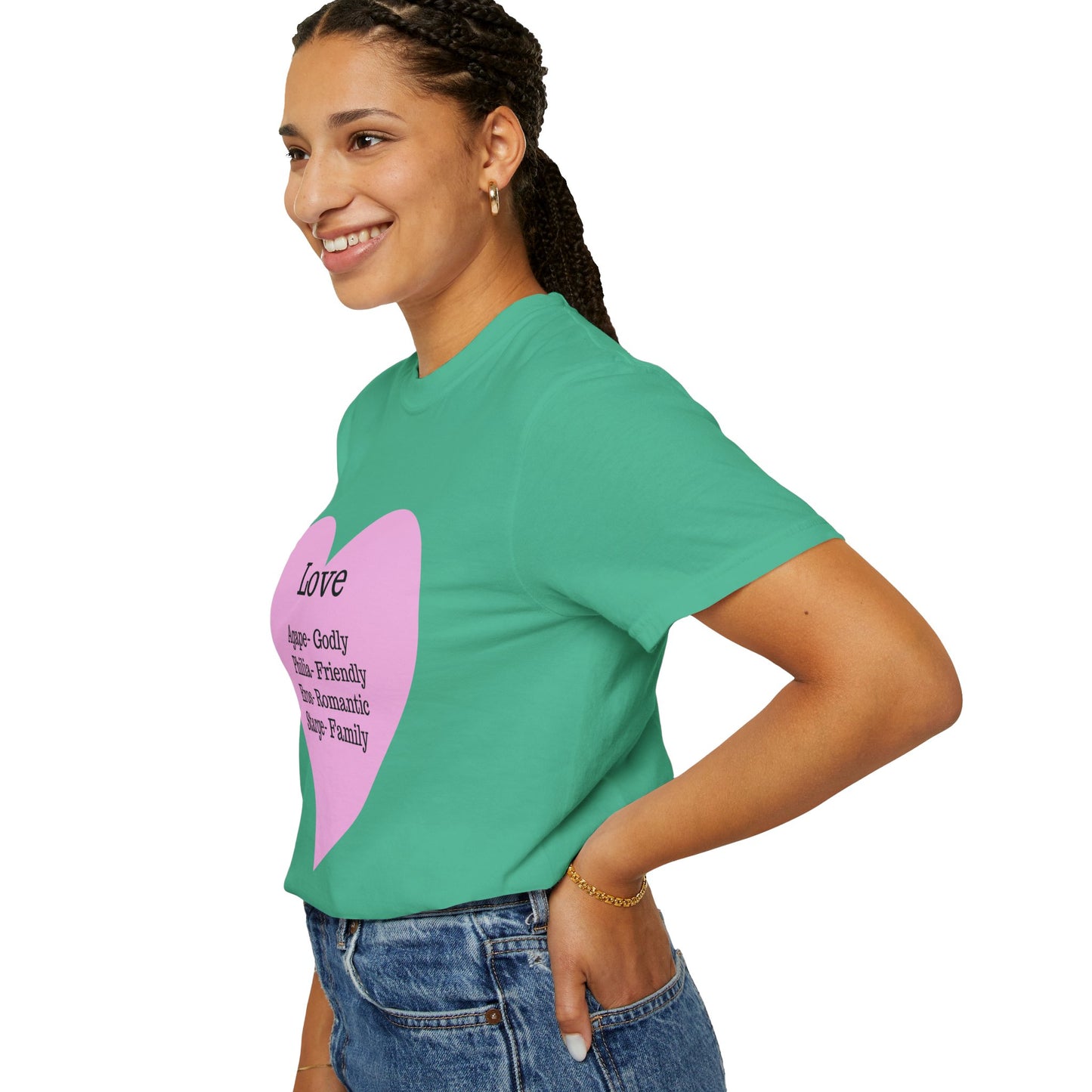 Love-Infused Unisex T-shirt: A Heartfelt Graphic Tee for All Occasions