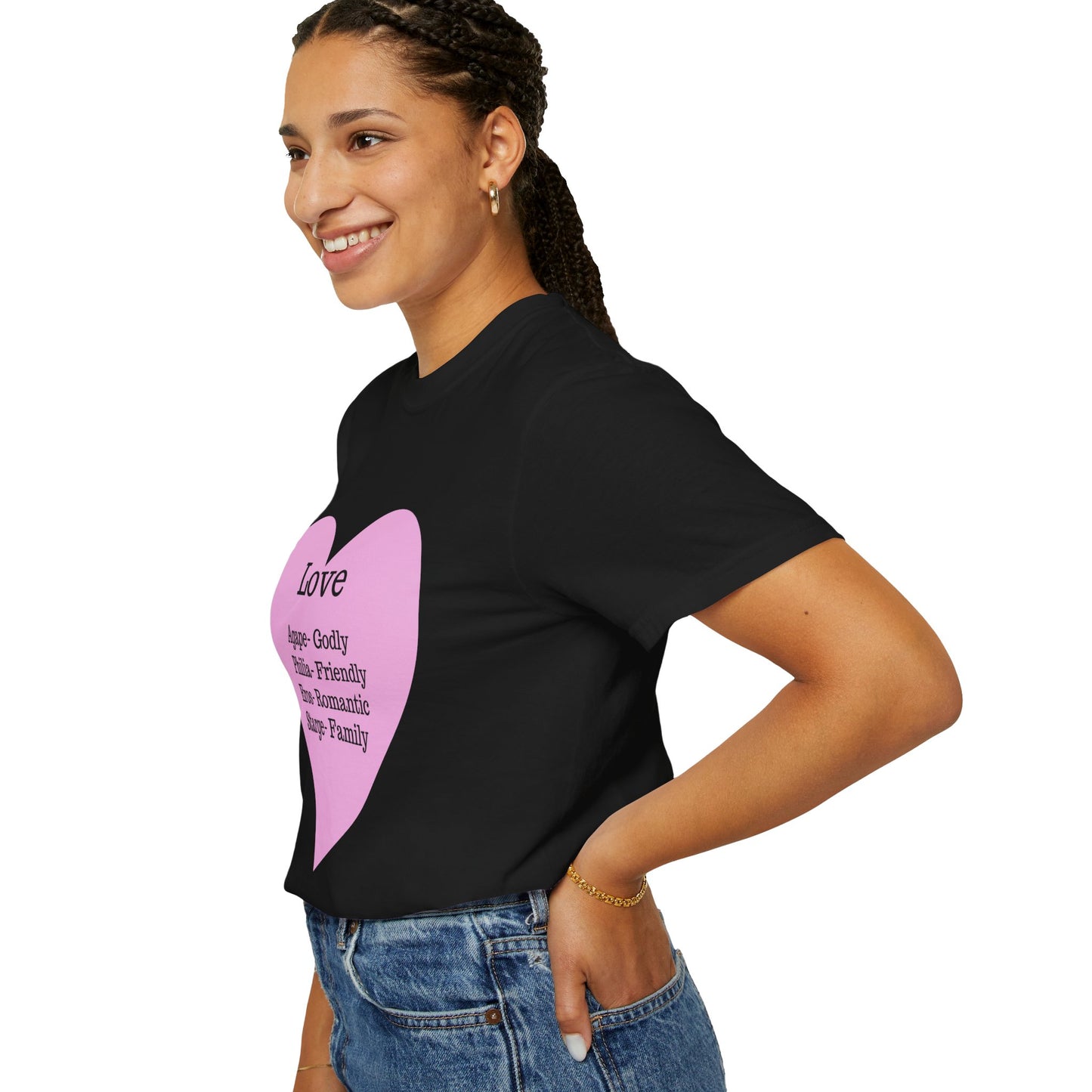 Love-Infused Unisex T-shirt: A Heartfelt Graphic Tee for All Occasions