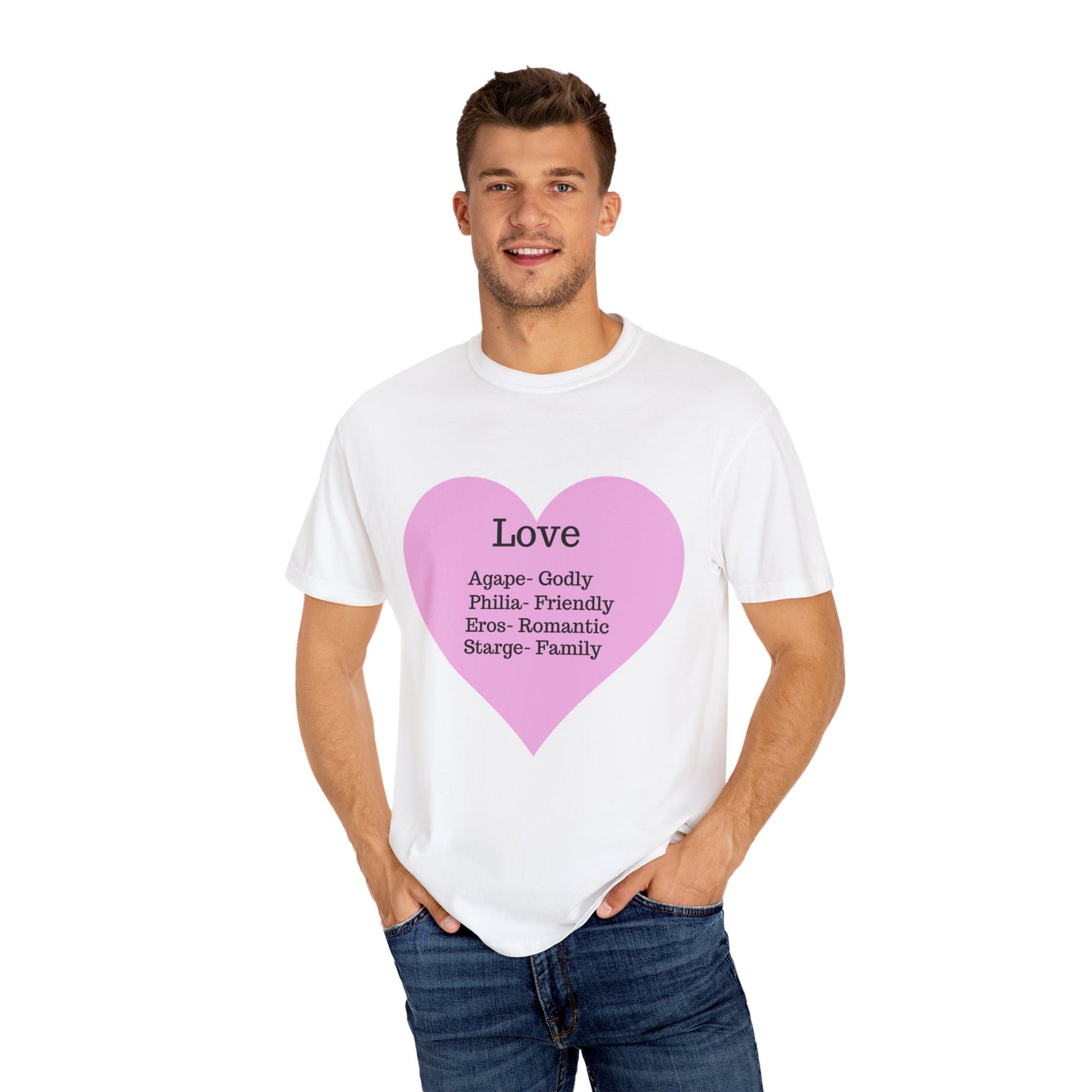 Love-Infused Unisex T-shirt: A Heartfelt Graphic Tee for All Occasions