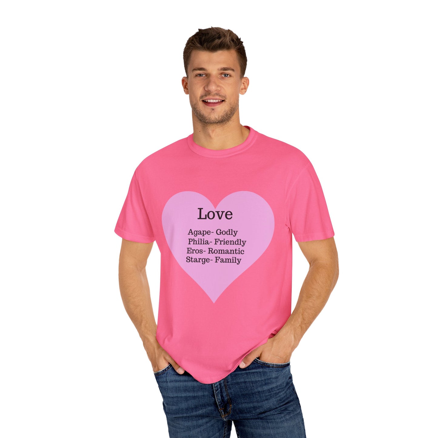 Love-Infused Unisex T-shirt: A Heartfelt Graphic Tee for All Occasions