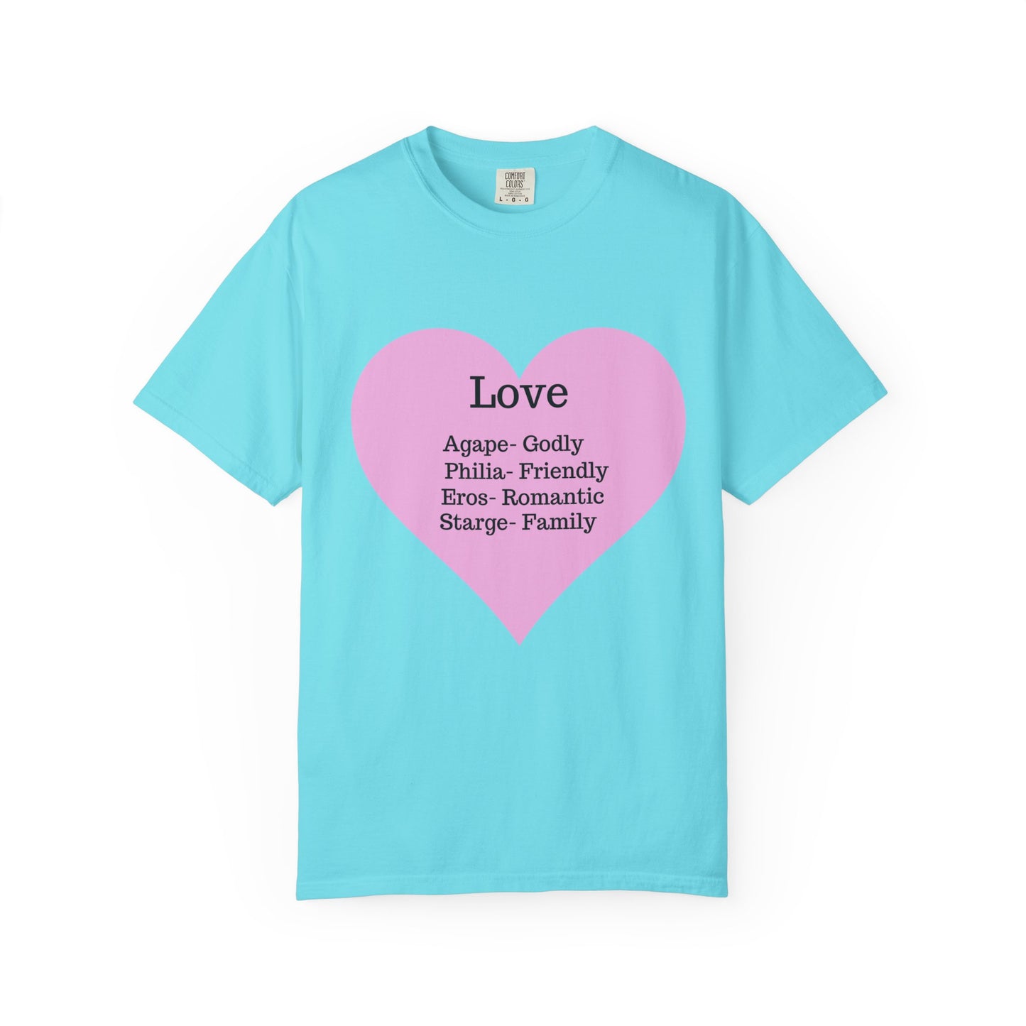 Love-Infused Unisex T-shirt: A Heartfelt Graphic Tee for All Occasions