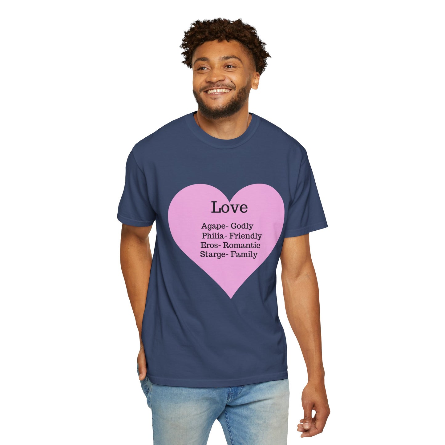 Love-Infused Unisex T-shirt: A Heartfelt Graphic Tee for All Occasions
