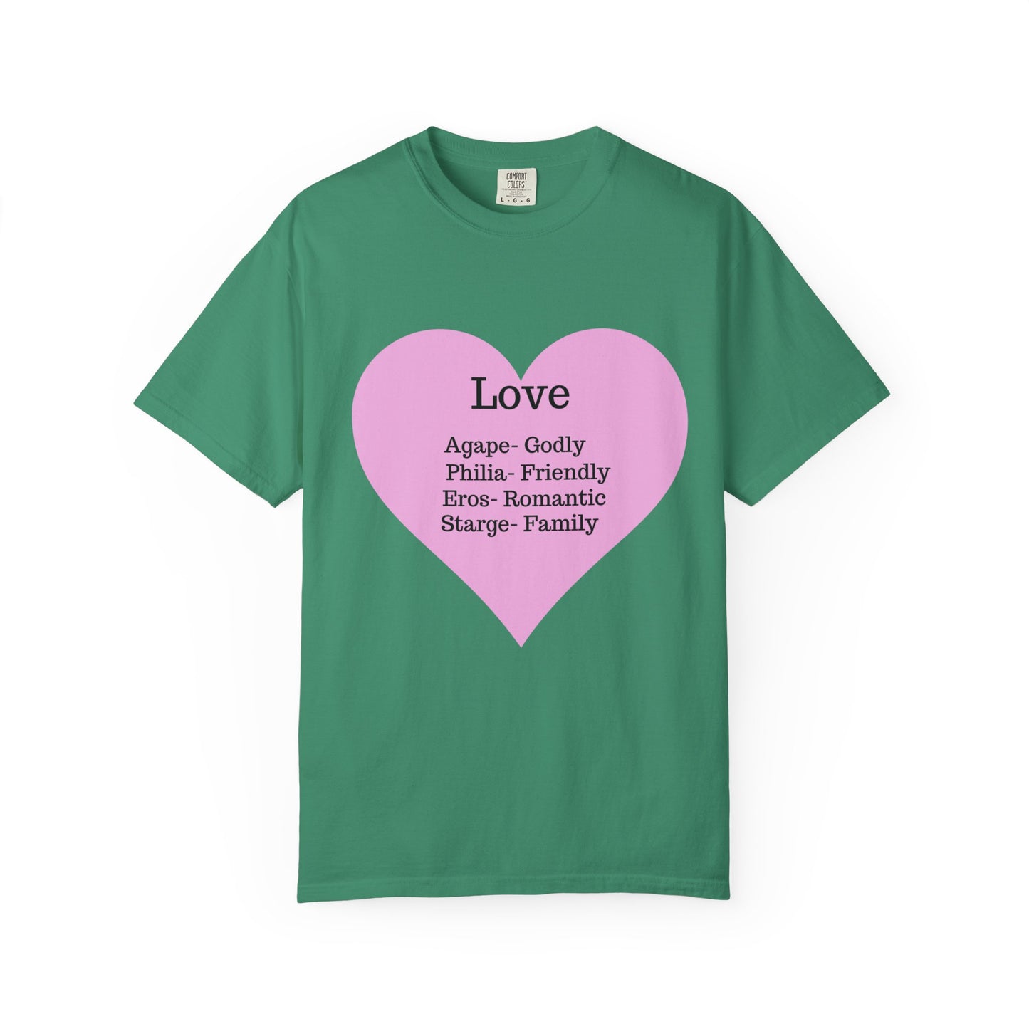 Love-Infused Unisex T-shirt: A Heartfelt Graphic Tee for All Occasions