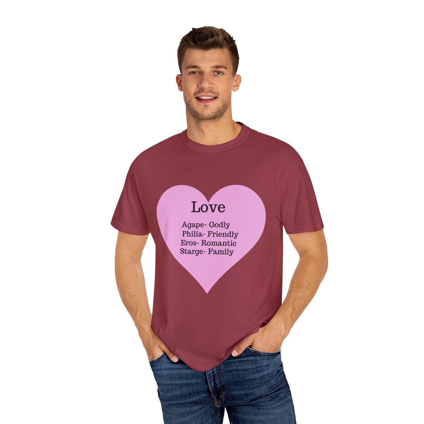 Love-Infused Unisex T-shirt: A Heartfelt Graphic Tee for All Occasions