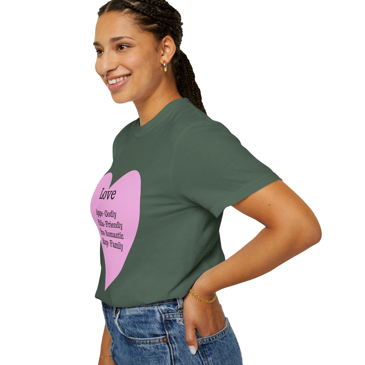 Love-Infused Unisex T-shirt: A Heartfelt Graphic Tee for All Occasions