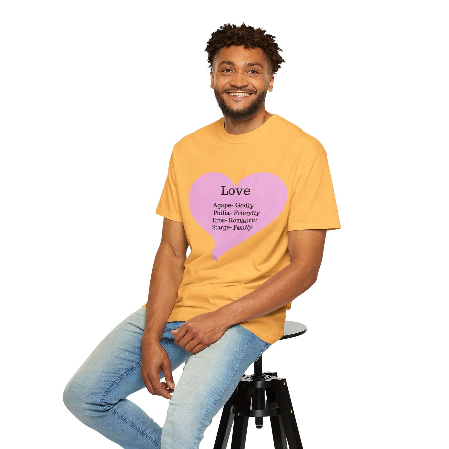 Love-Infused Unisex T-shirt: A Heartfelt Graphic Tee for All Occasions