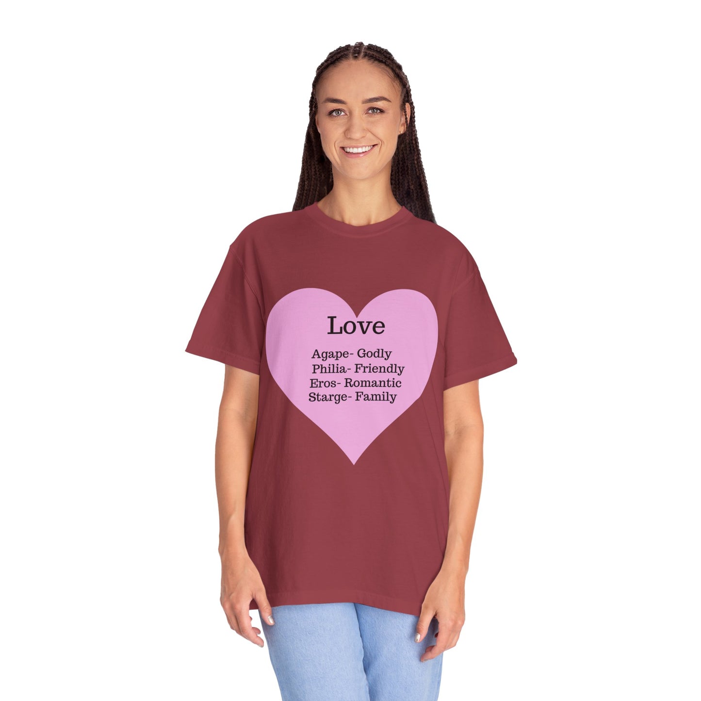 Love-Infused Unisex T-shirt: A Heartfelt Graphic Tee for All Occasions