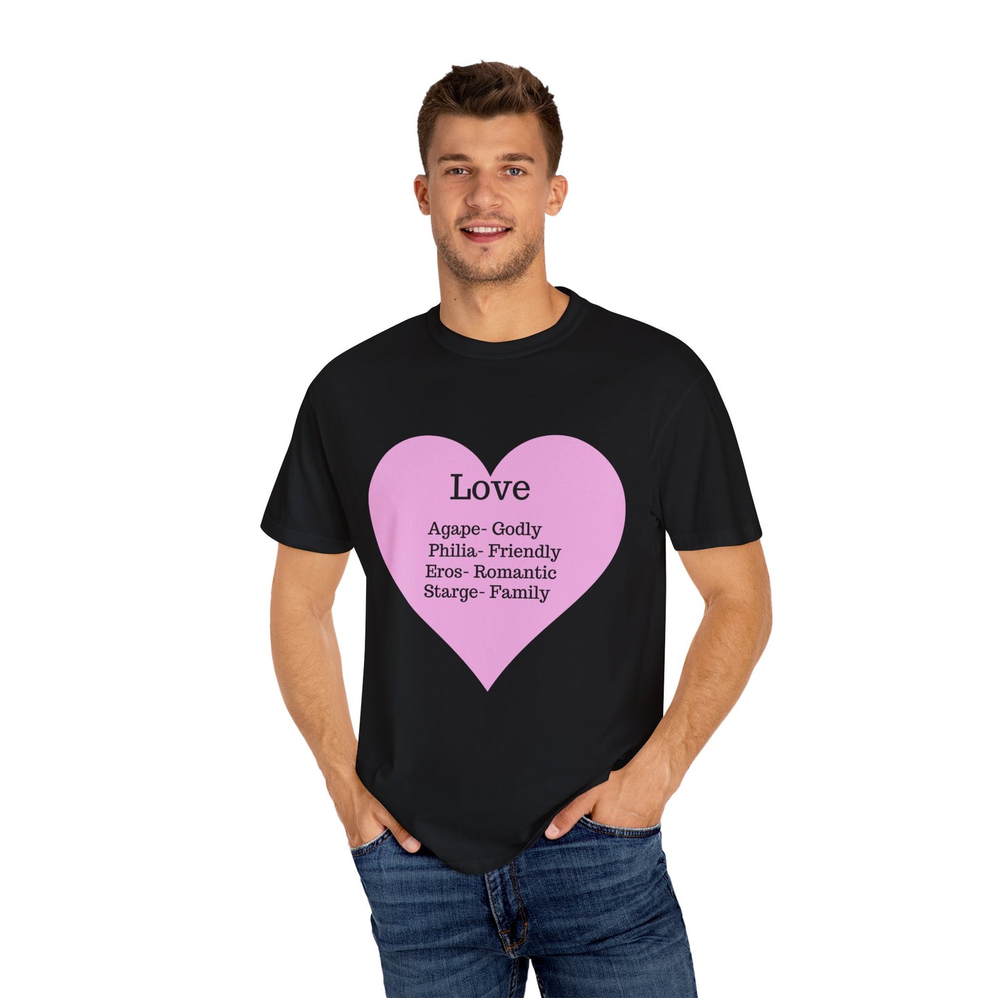 Love-Infused Unisex T-shirt: A Heartfelt Graphic Tee for All Occasions