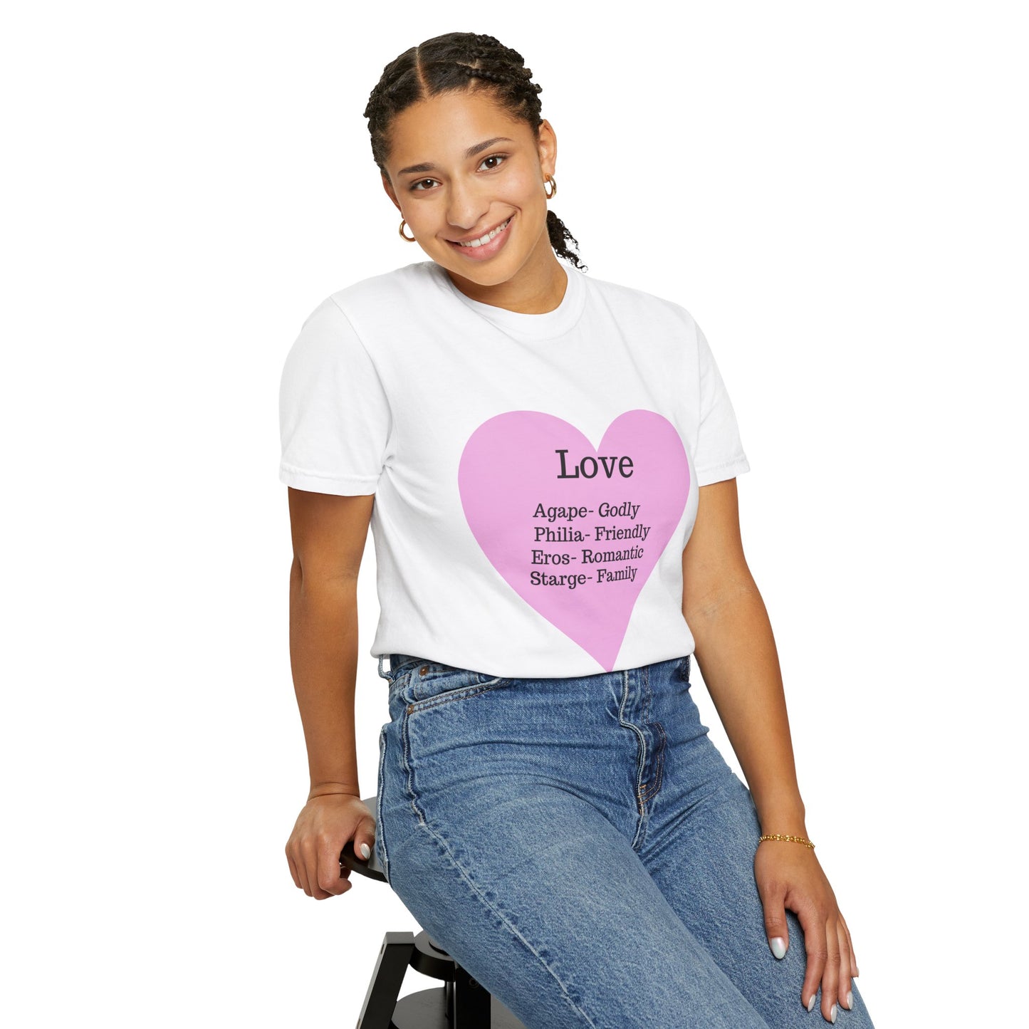 Love-Infused Unisex T-shirt: A Heartfelt Graphic Tee for All Occasions