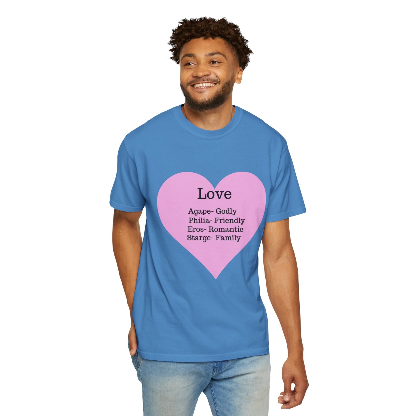 Love-Infused Unisex T-shirt: A Heartfelt Graphic Tee for All Occasions